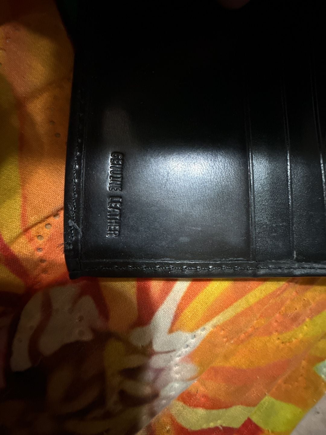 Generic Black Leather Bifold Wallet With ID Window 4