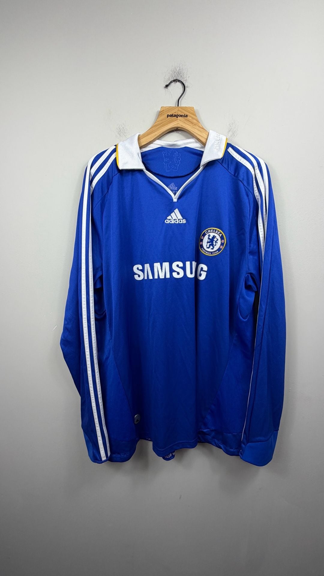 Adidas Chelsea 2008-09 Home Long Sleeve Jersey Size 2XL 2