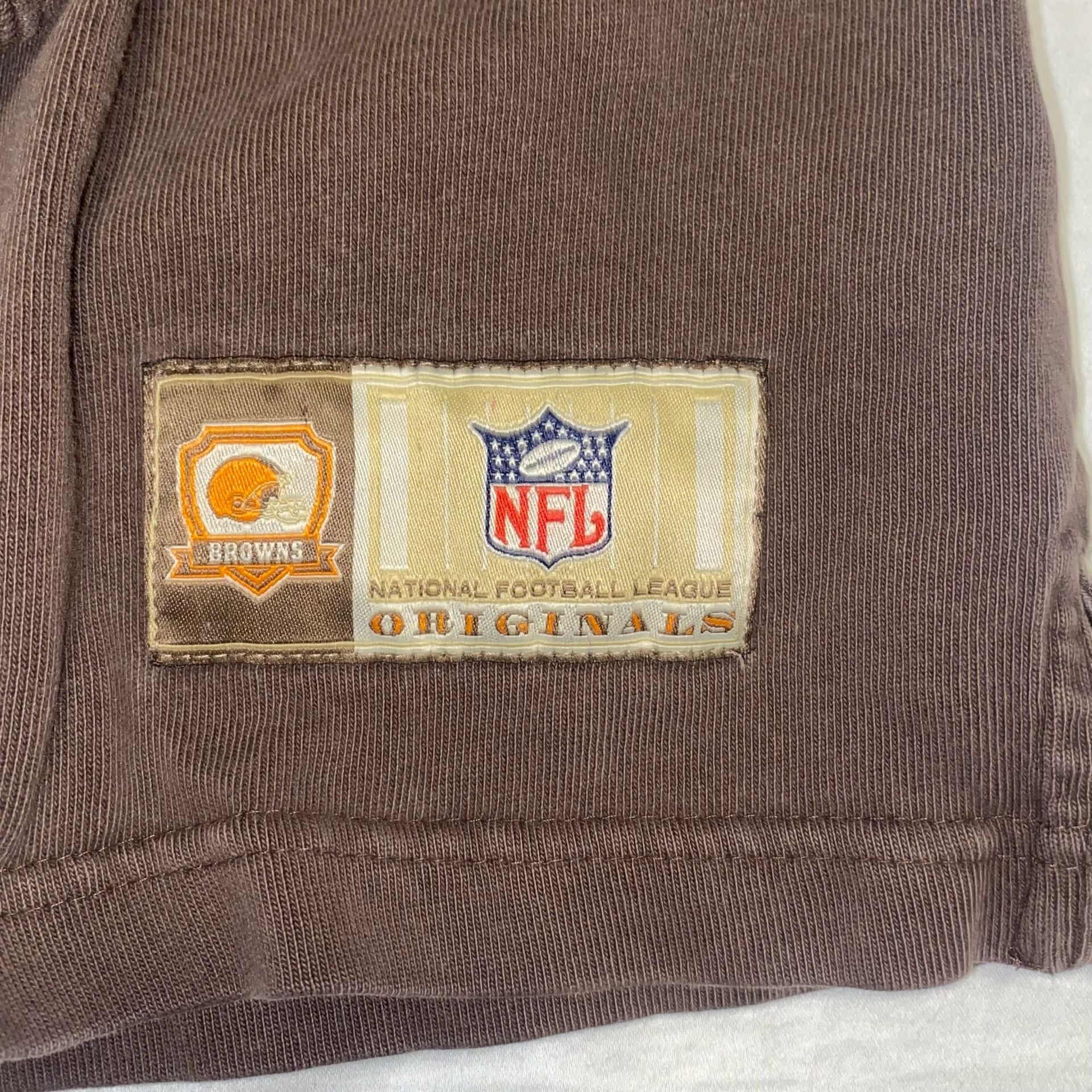 NFL Originals Cleveland Browns Long Sleeve T-Shirt Brown 46 4