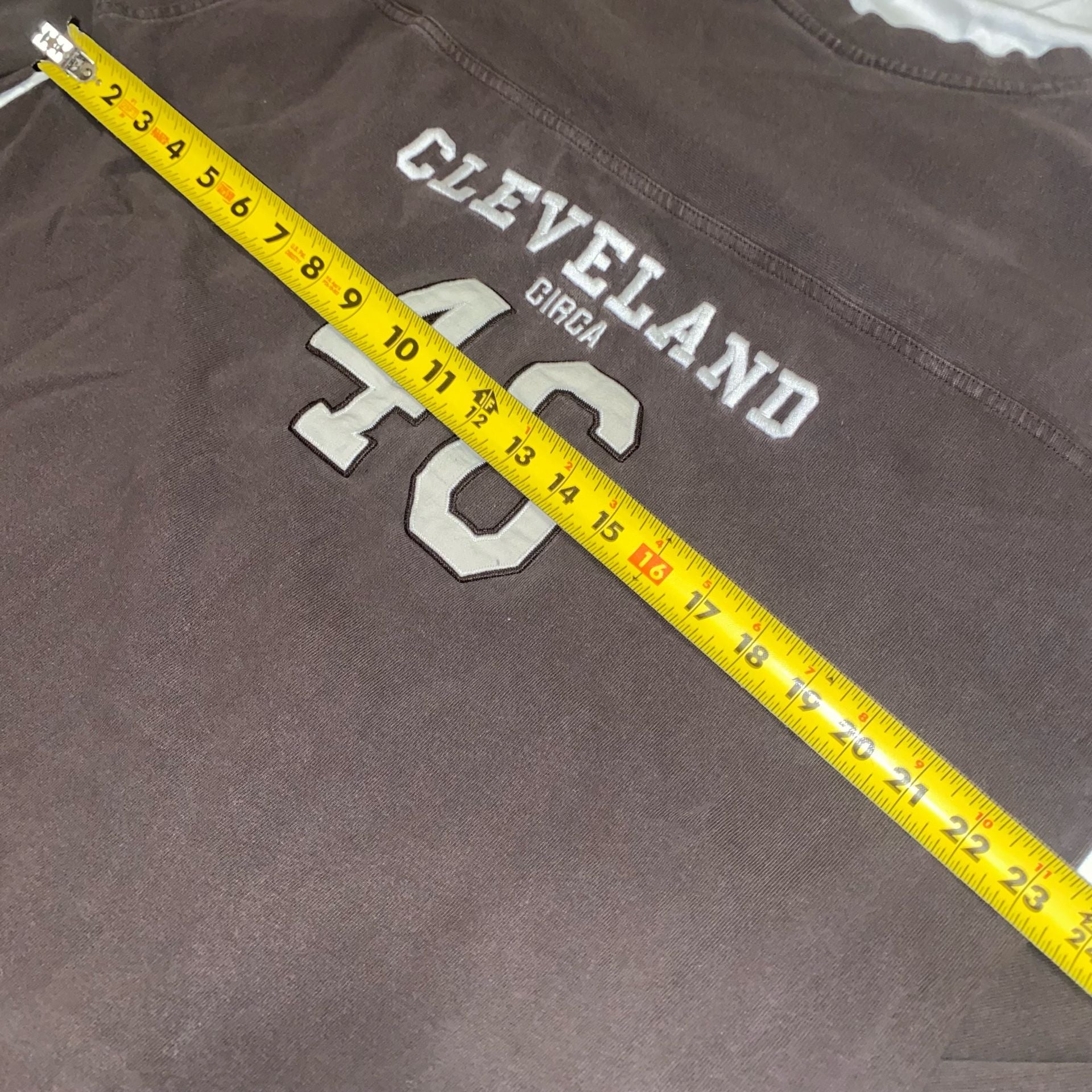 NFL Originals Cleveland Browns Long Sleeve T-Shirt Brown 46 8