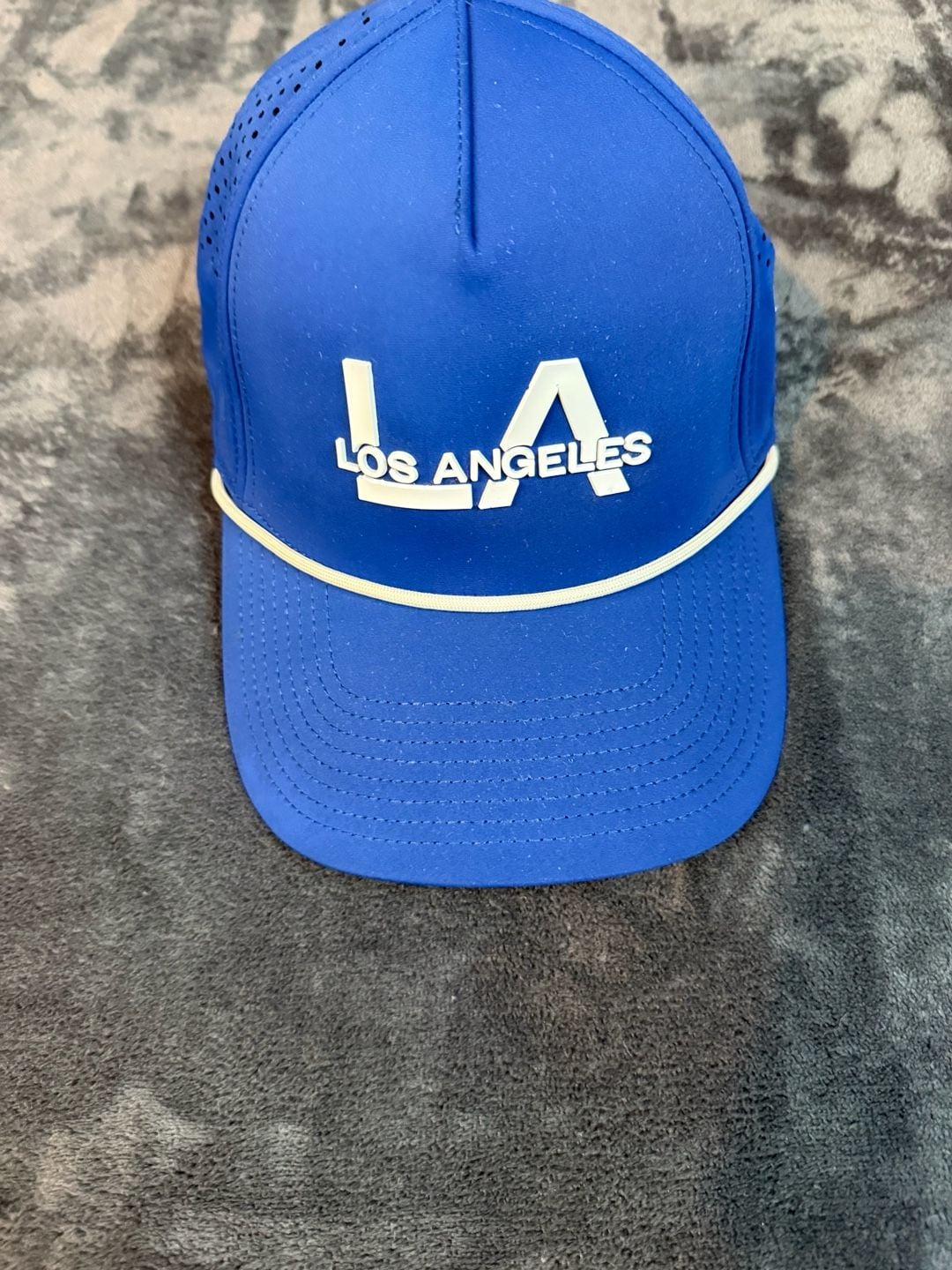 Branded Bills Los Angeles Los Angeles Performance 545 Snapback Hat Blue#163 2