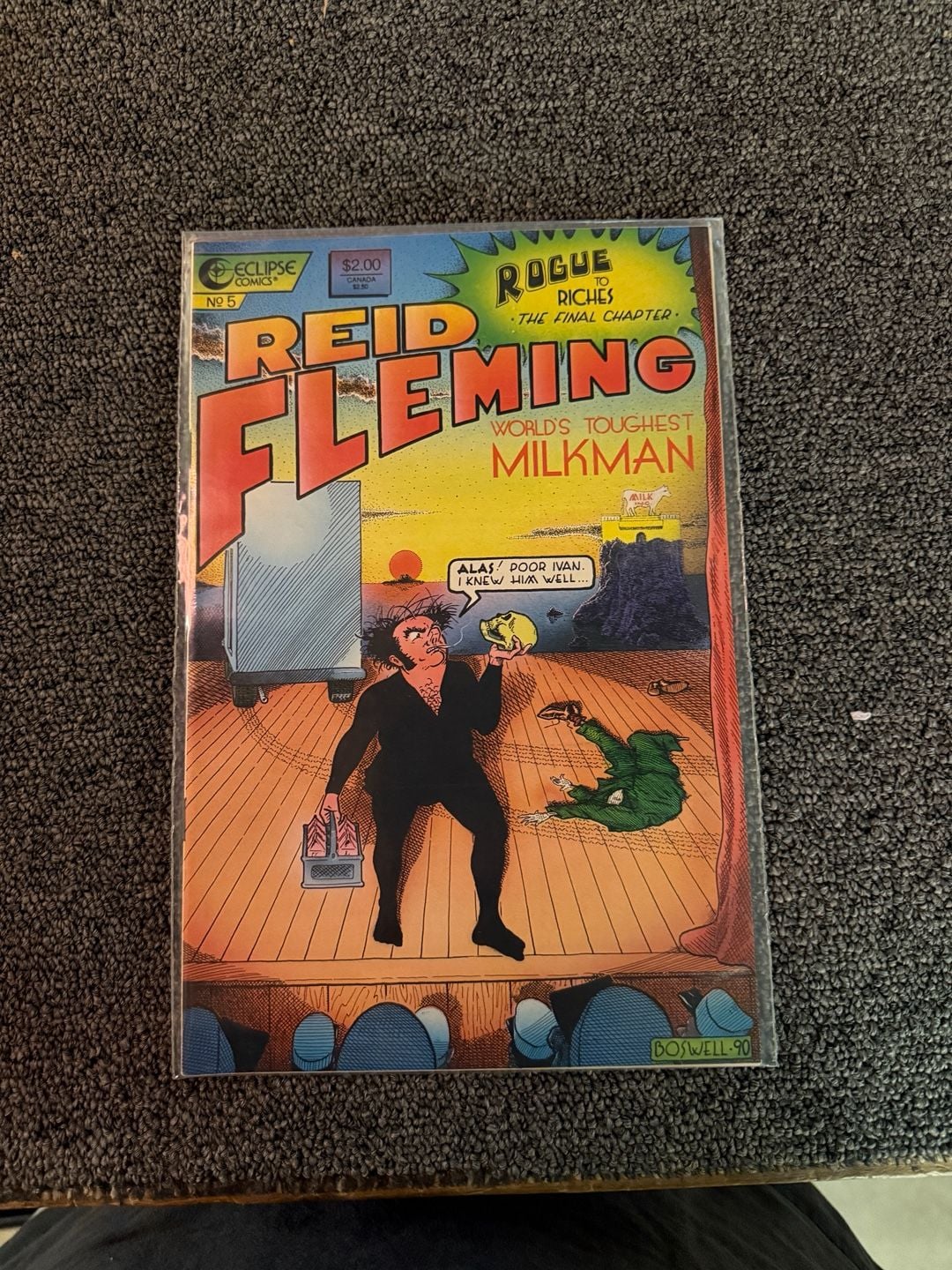 Eclipse Comics Reid Fleming World's Toughest Milkman #5 Comic Book 1