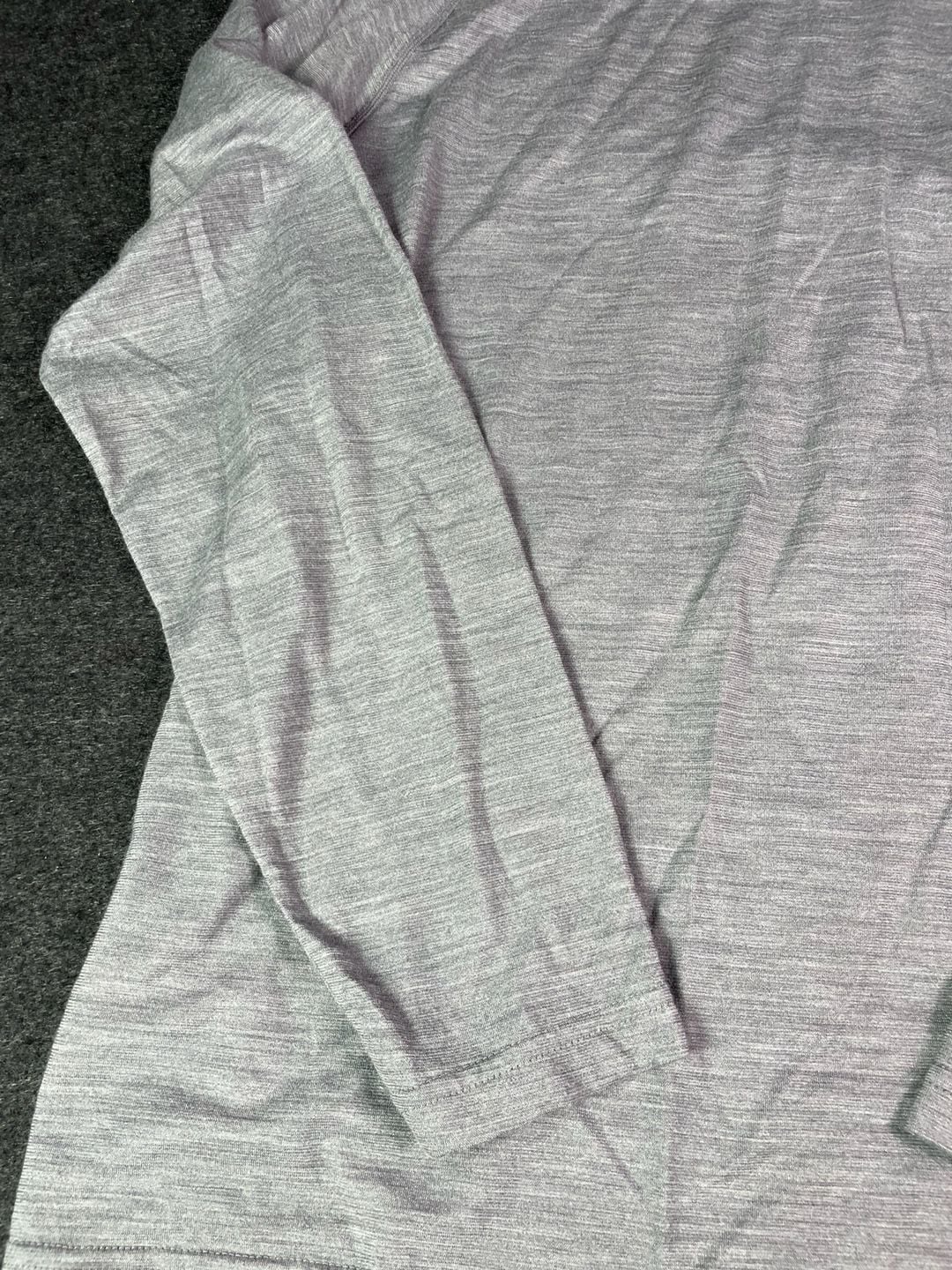 Smartwool Merino Sport 150 Hoodie Size M Gray Heather Long Sleeve 7