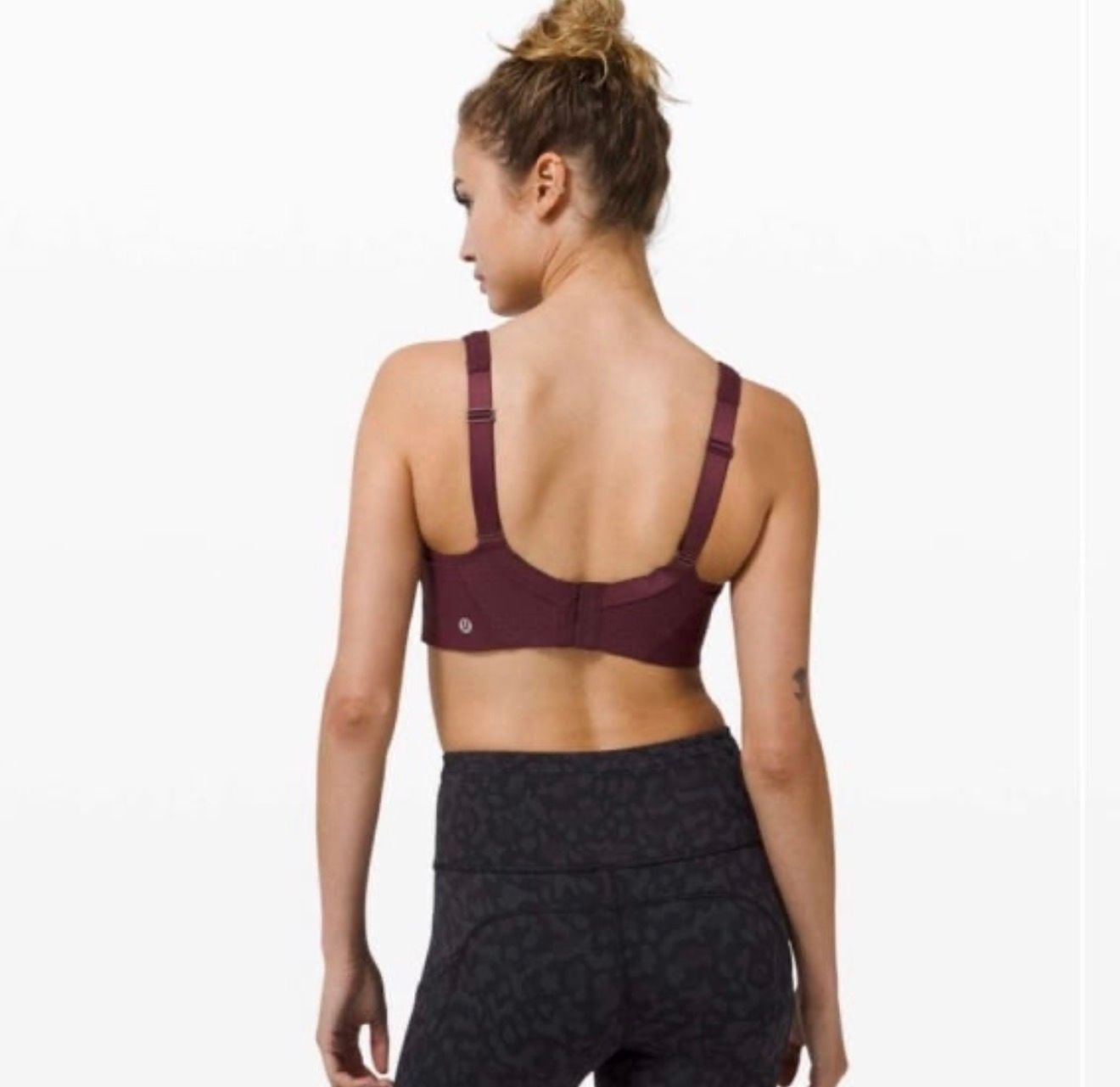 Lululemon Run Times Bra Red Merlot 34D 3