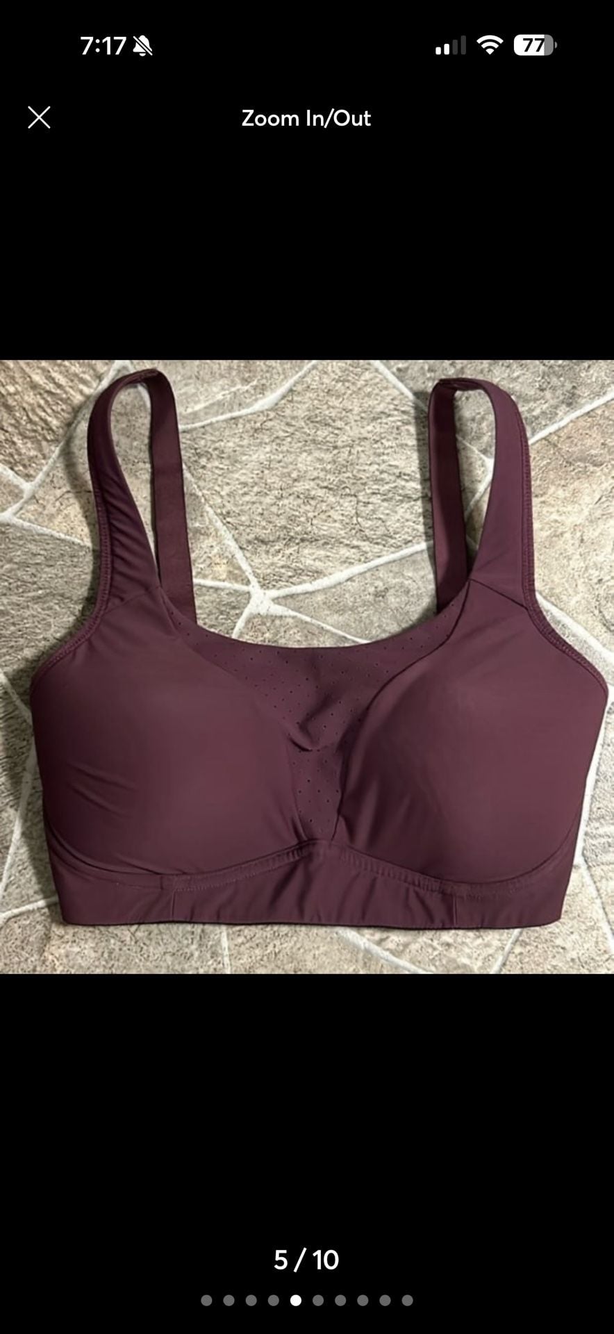 Lululemon Run Times Bra Red Merlot 34D 4