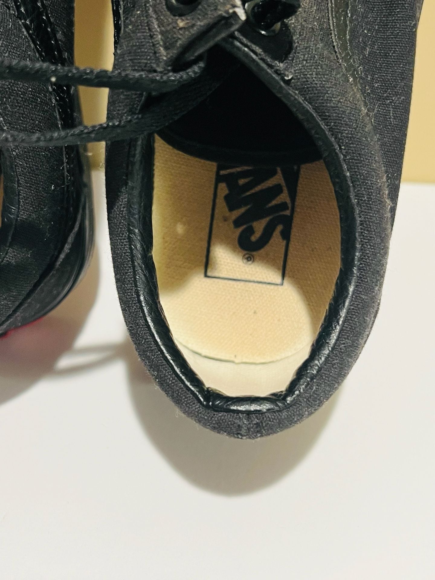 Vans Old Skool Skate Shoes Black Monochrome Canvas 10