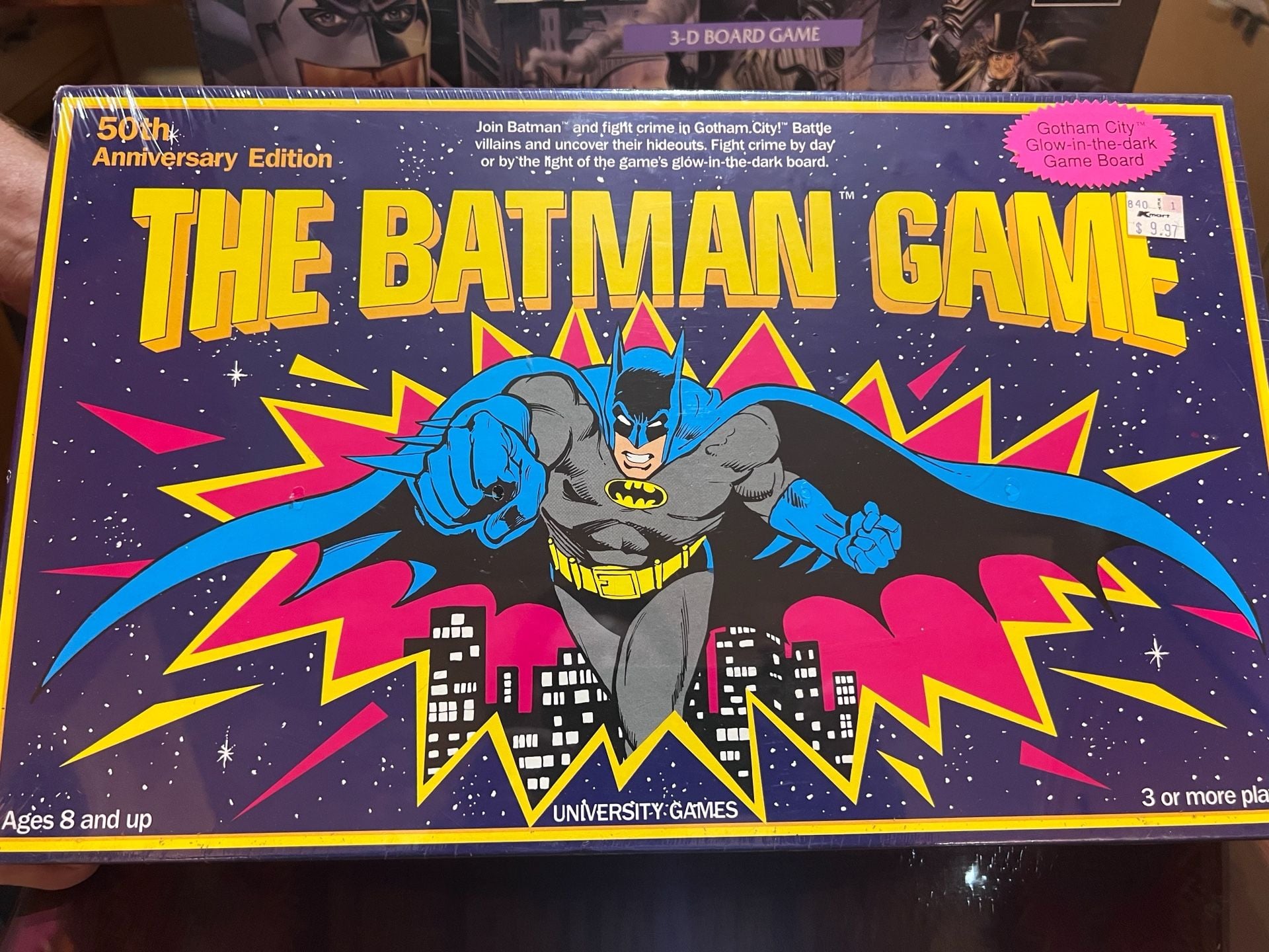 Vintage 1989 the Batman Board Game 50th Anniversary Edition 100% Complete - , 1