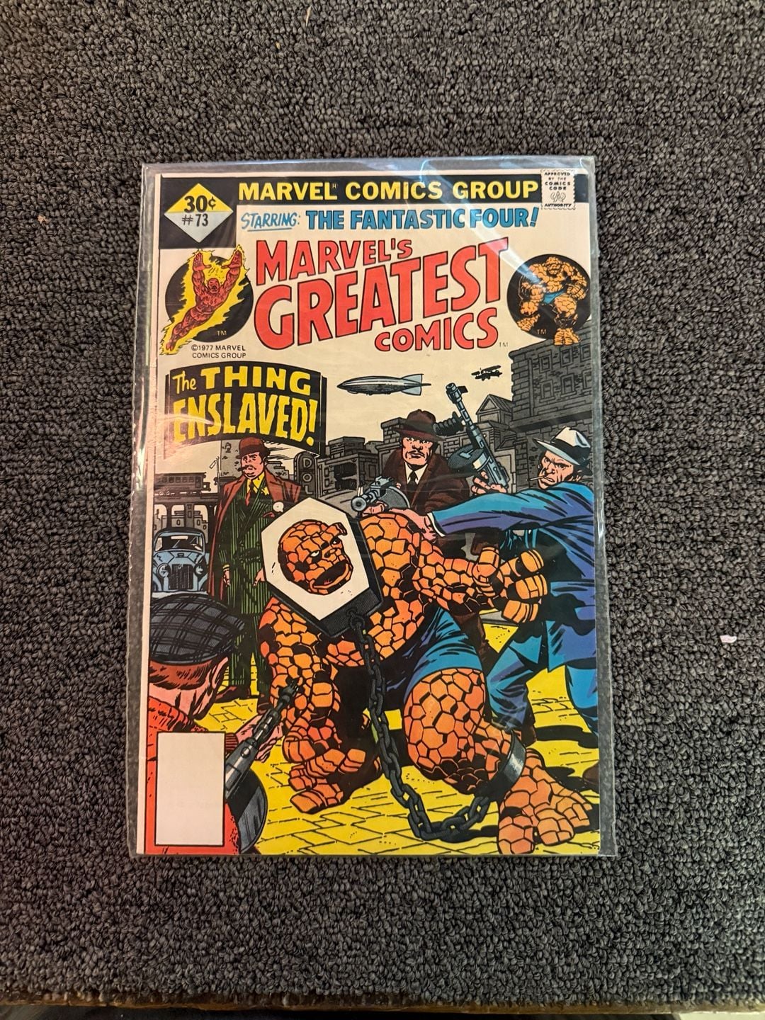 Marvel's Greatest Comics #73 The Thing Enslaved! 1977 Comic Book 1