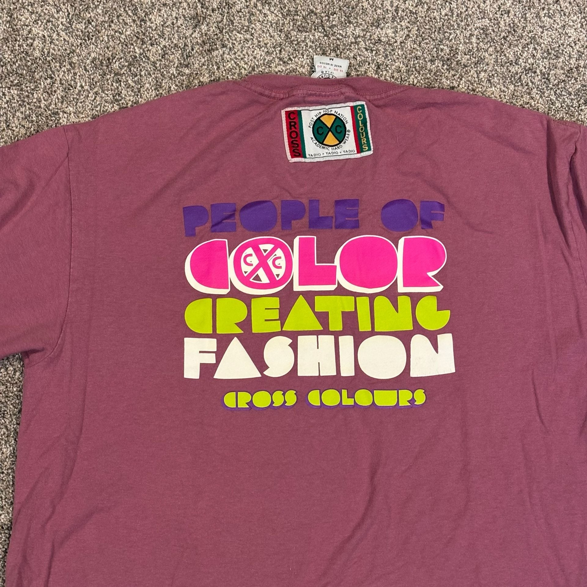 Cross Colours People Of Color Creating Fashion Size M T-Shirt 3