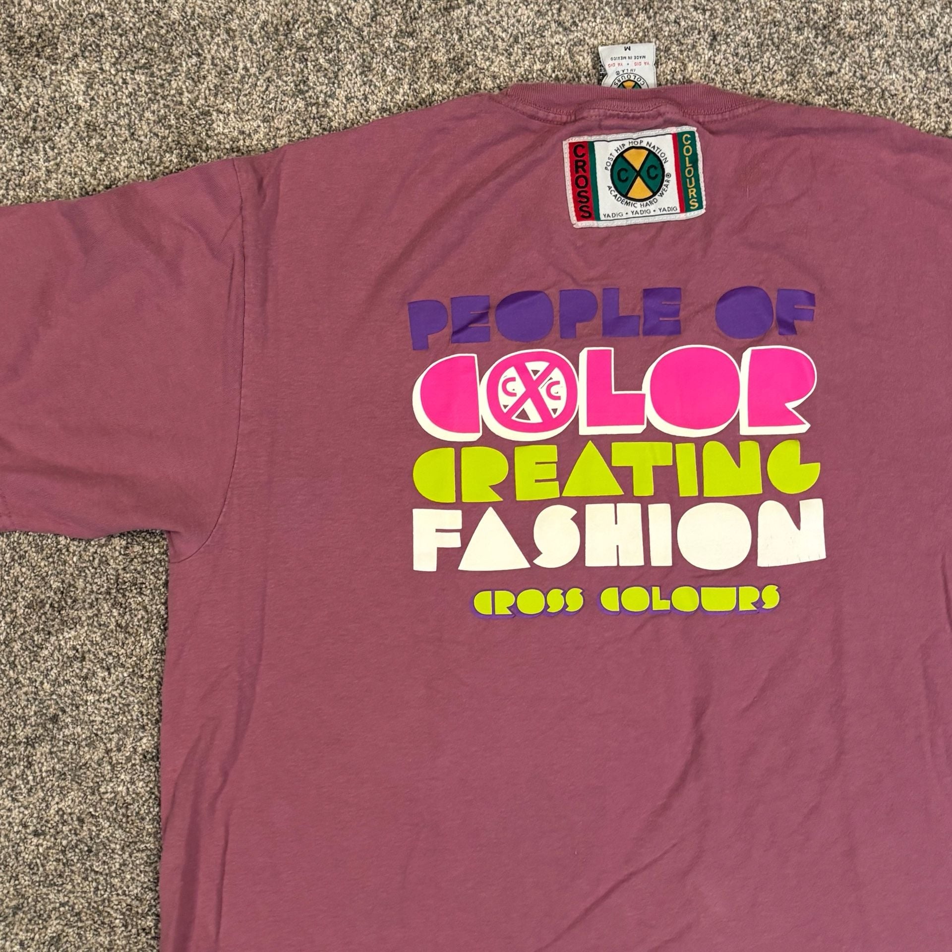 Cross Colours People Of Color Creating Fashion Size M T-Shirt 4