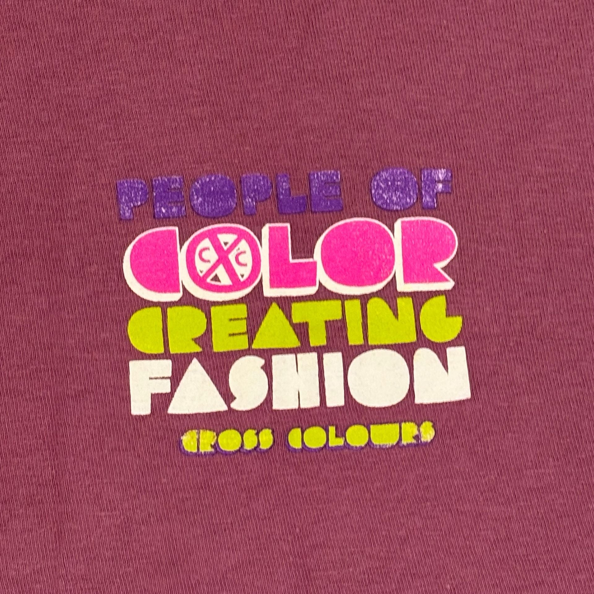 Cross Colours People Of Color Creating Fashion Size M T-Shirt 5