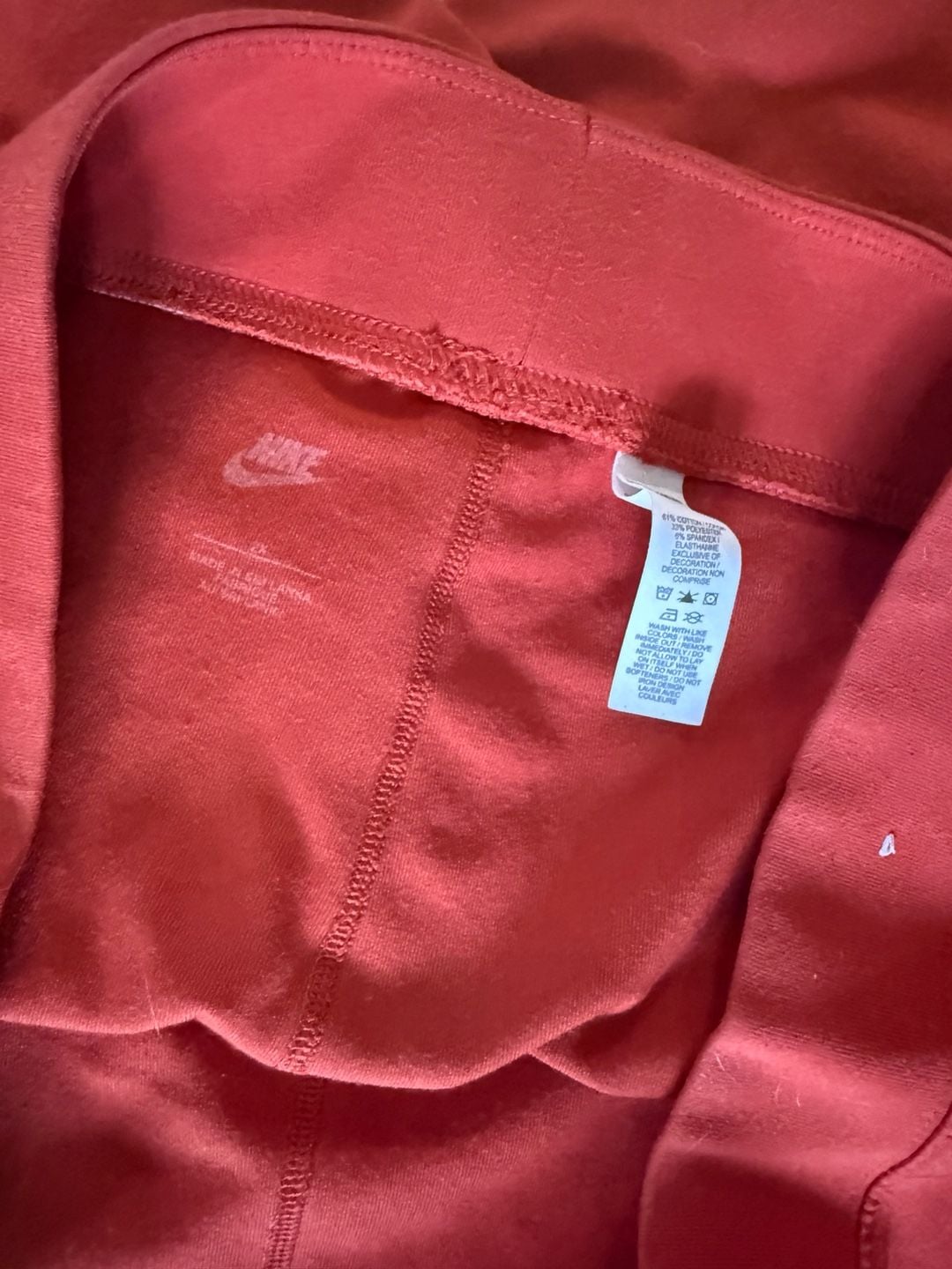 Nike Futura Graphic Leggings Size 2X Red White Logo Stretch 3
