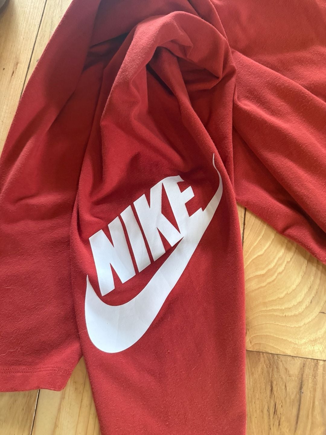 Nike Futura Graphic Leggings Size 2X Red White Logo Stretch 4