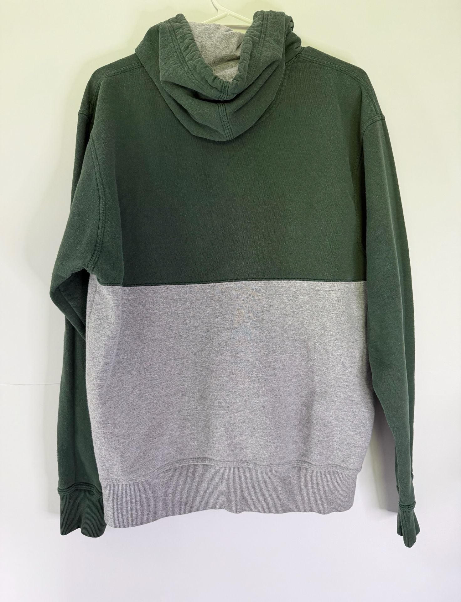 Champion Colorblock Hoodie Size M Green Grey 5