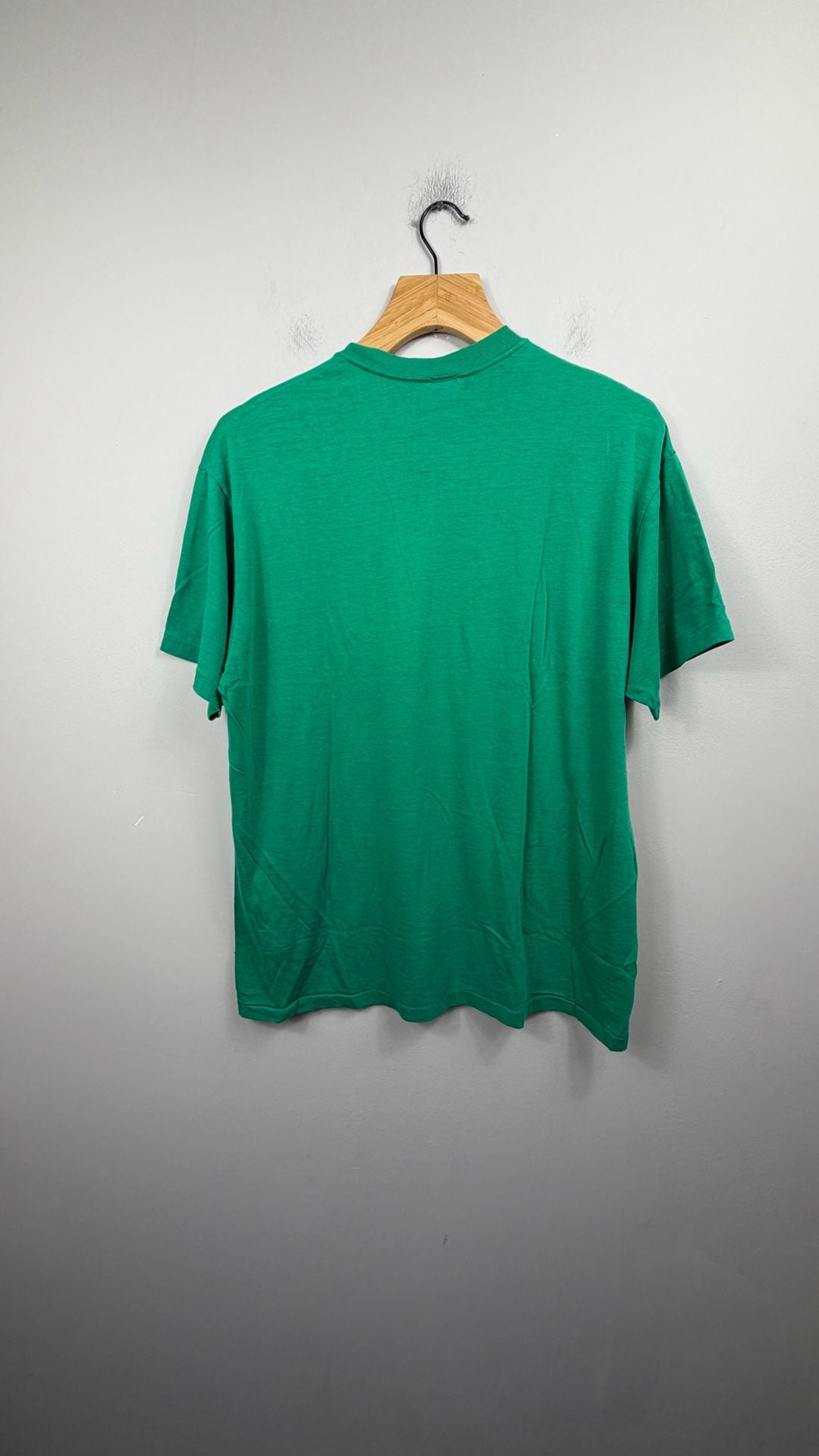 Vintage Logo 7 Boston Celtics T-Shirt Size XL (46-48) Green NBA Basketball 7