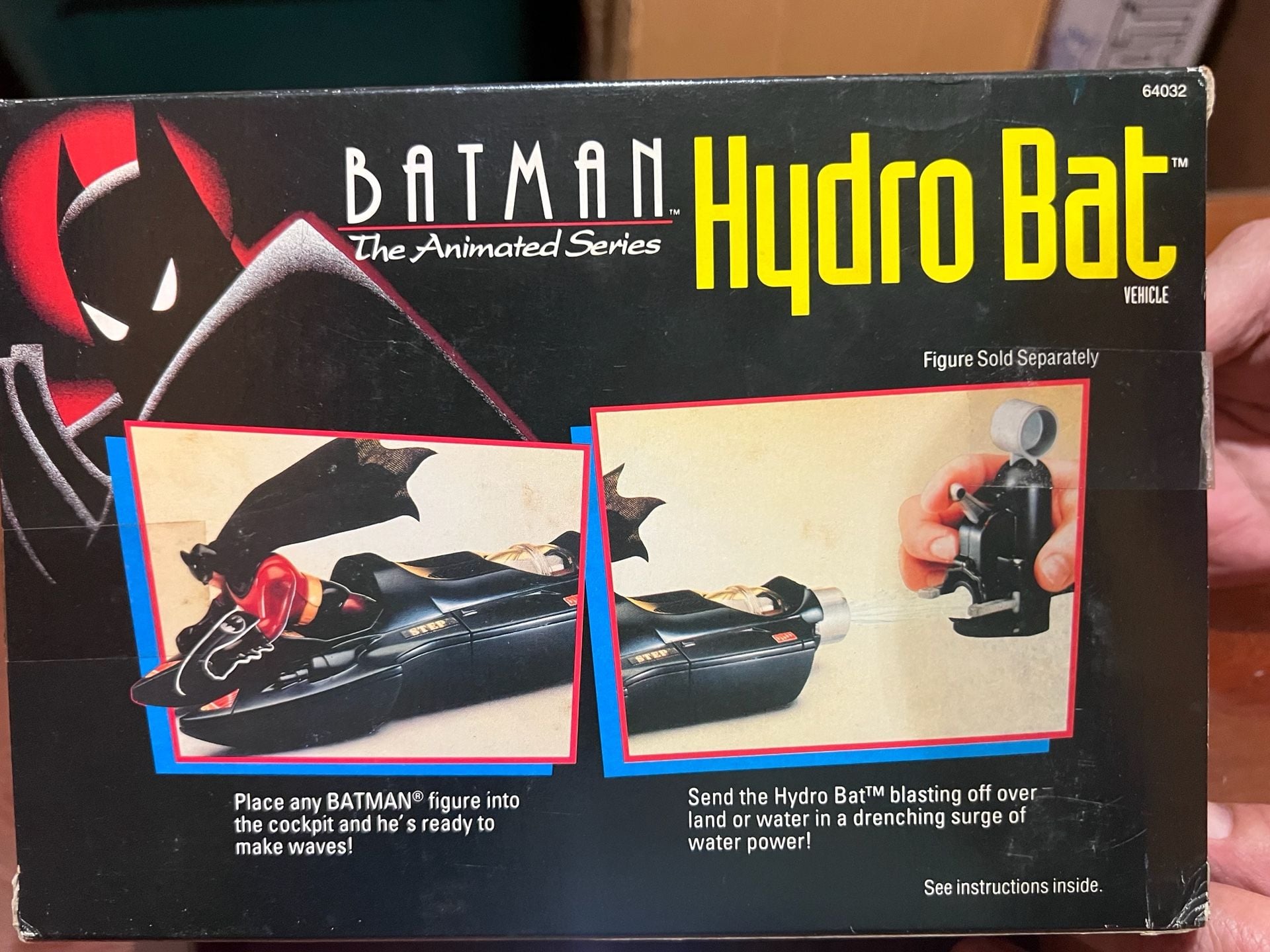Kenner Batman The Animated Series Hydro Bat Vehicle 1993 2