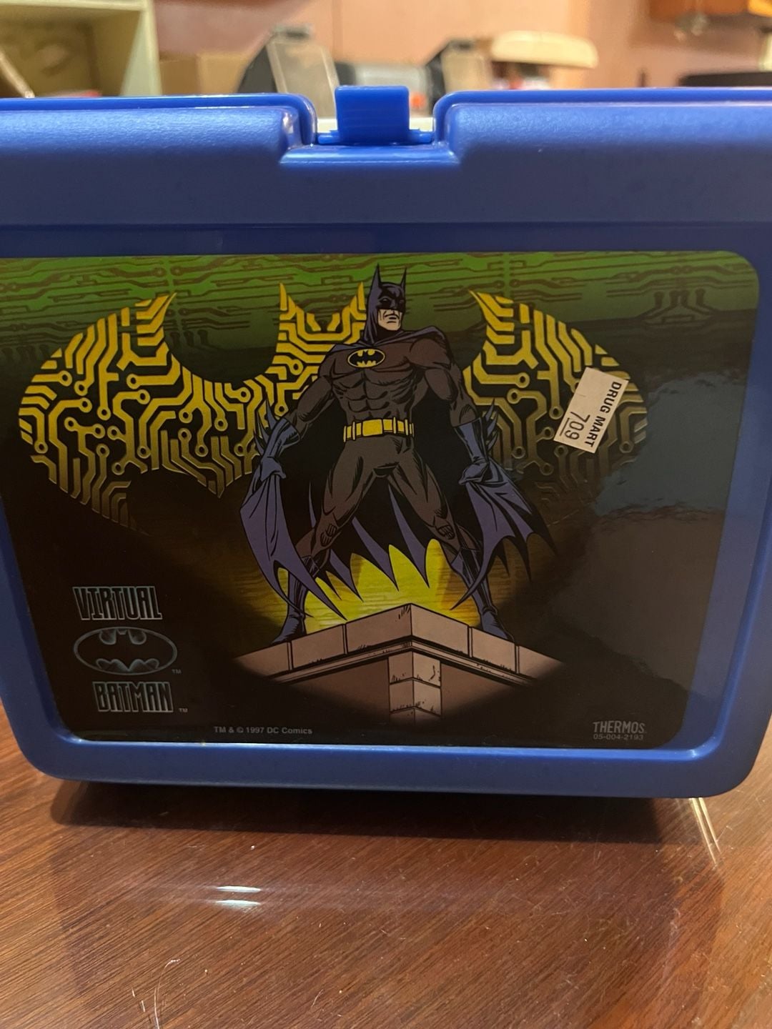 Thermos Virtual Batman Plastic Lunch Box With Thermos 1