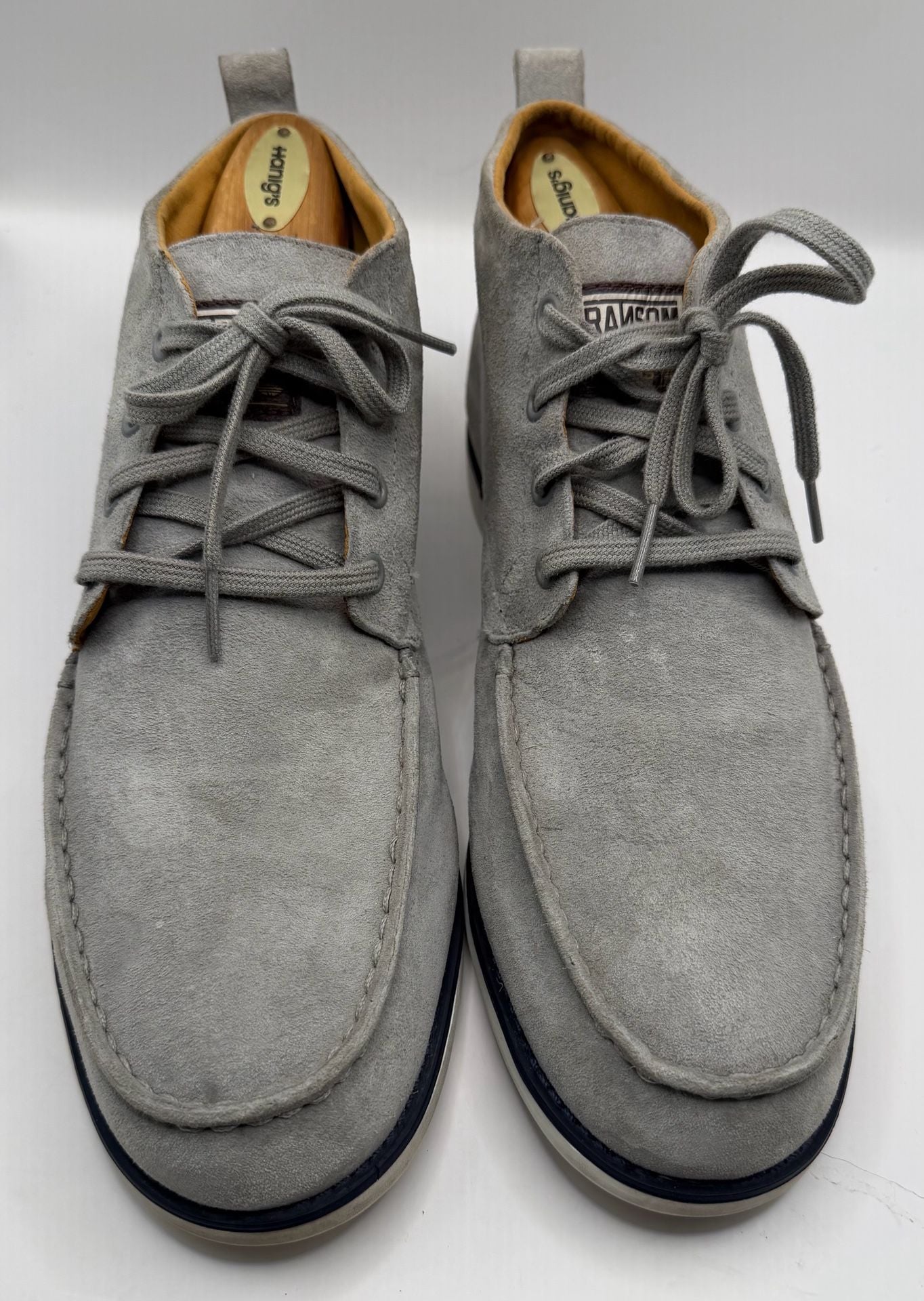 Ransom by Adidas Valley High Size 10.5 Gray Suede Chukka Boots 2