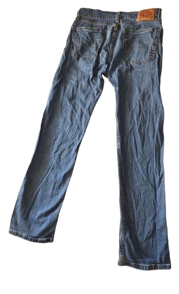 Levis 505 Regular Fit Jeans Size 30x32 Medium Wash Blue 5