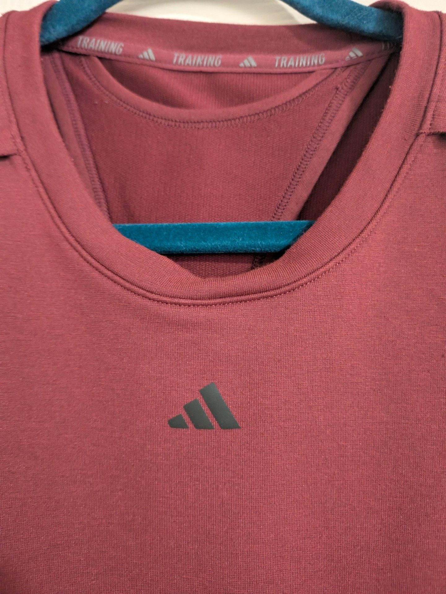 Adidas Power Crop Top Burgundy 3