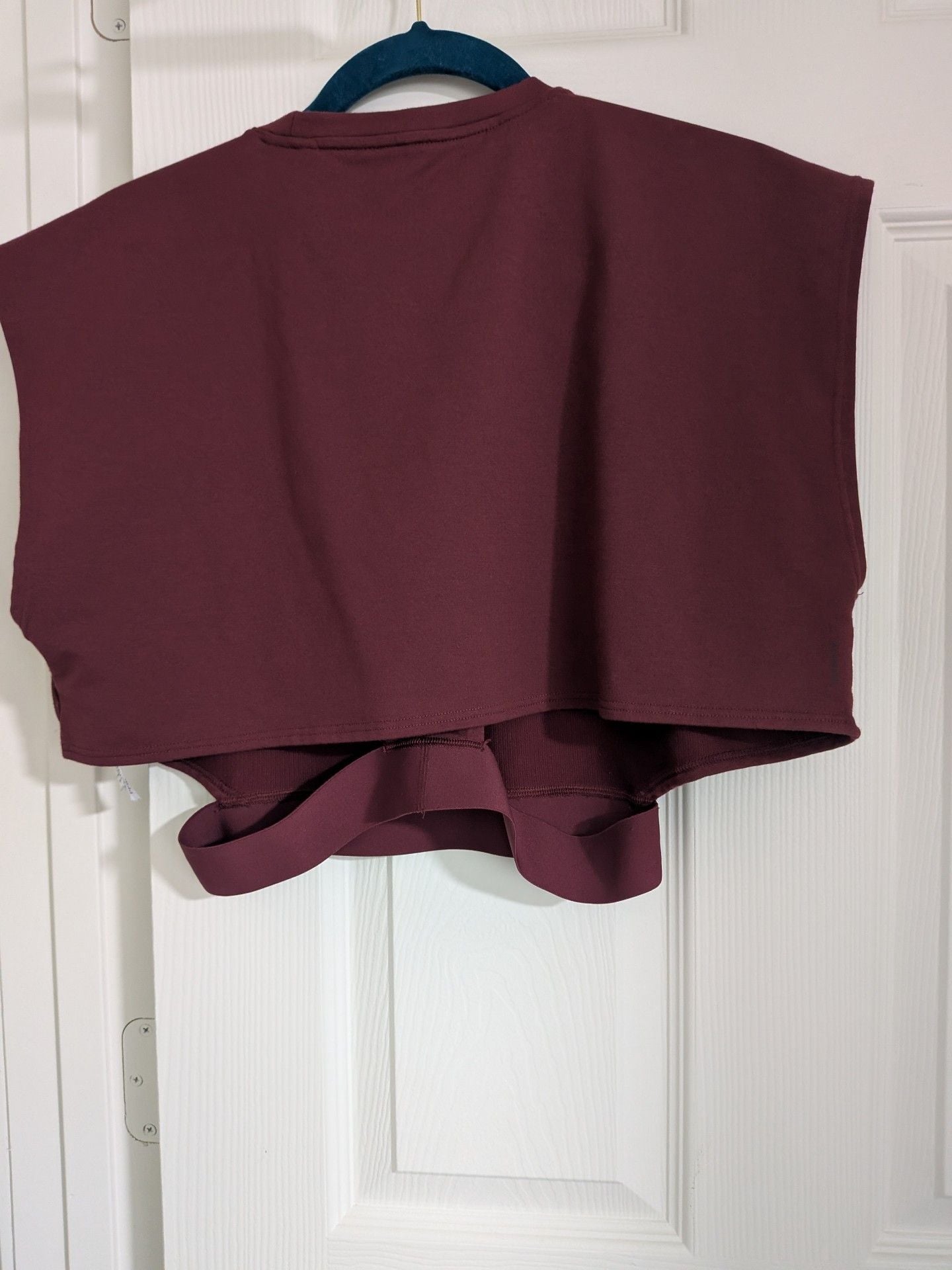 Adidas Power Crop Top Burgundy 4