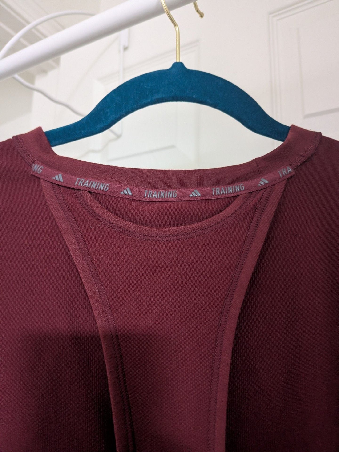 Adidas Power Crop Top Burgundy 6