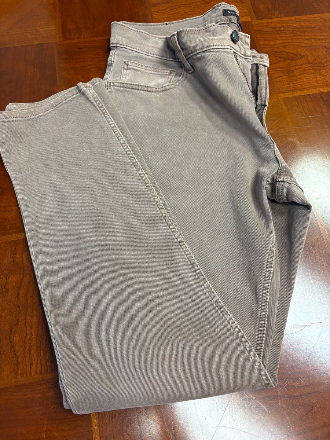 Michael Kors Mid Rise Slim Jeans Size 14/32 Brown Denim Pants 7