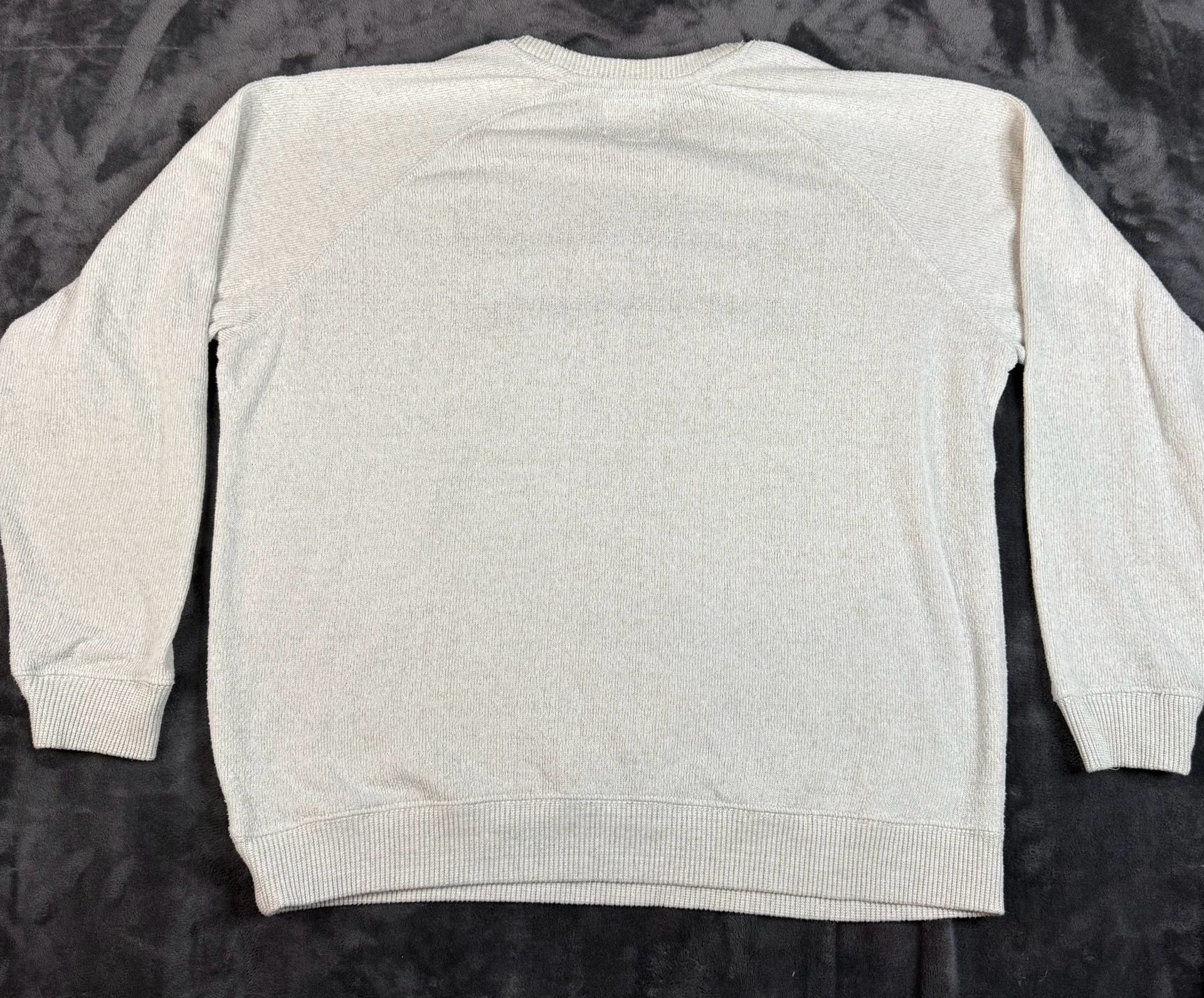 Womens Lazy Sunday London Sweatshirt Size L Crewneck Fleece Pullover Gray#166 6