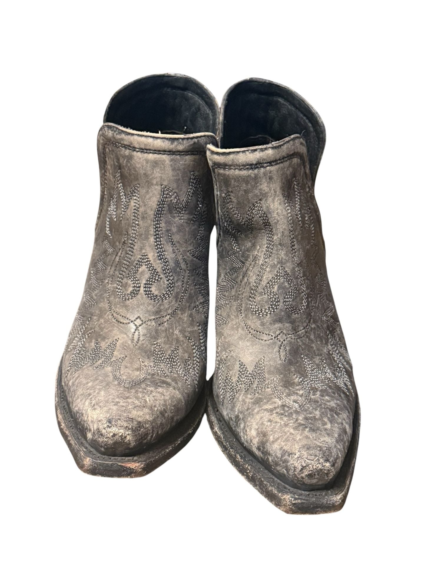 Ariat Dixon Western Boot Size 9 Naturally Distressed Black 3
