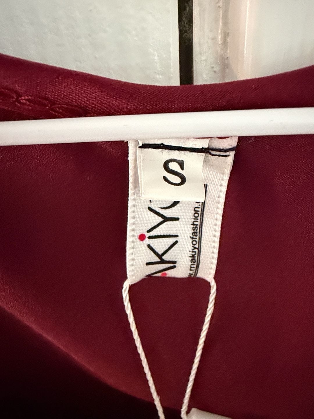 Ladies Makiyo Maroon Sleeveless Tank Top 3