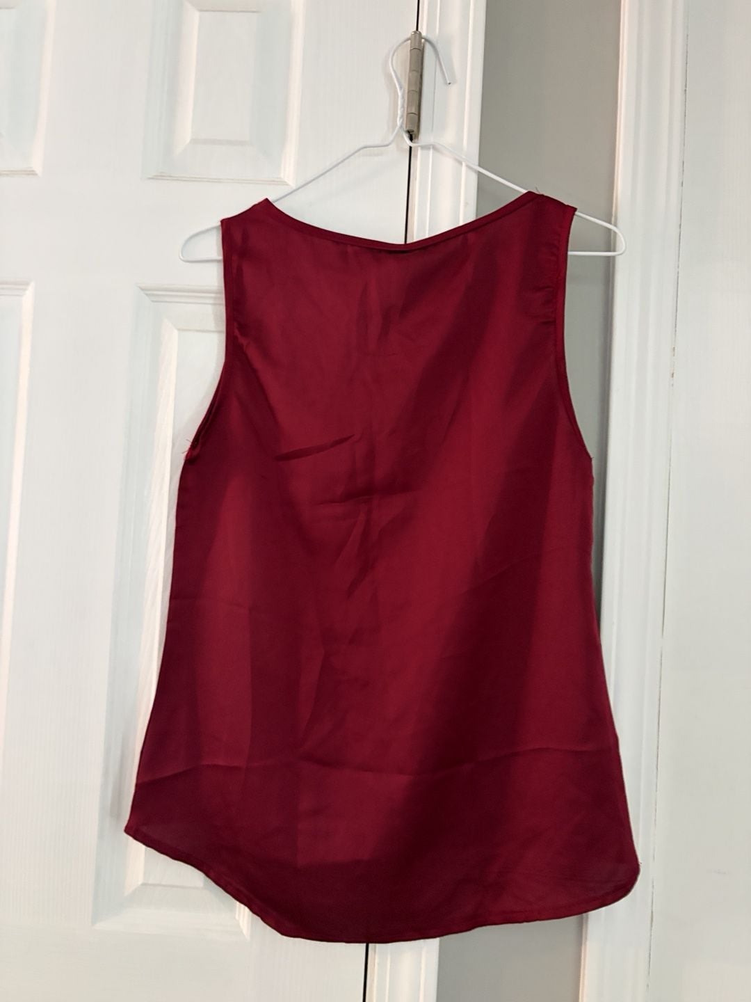 Ladies Makiyo Maroon Sleeveless Tank Top 6