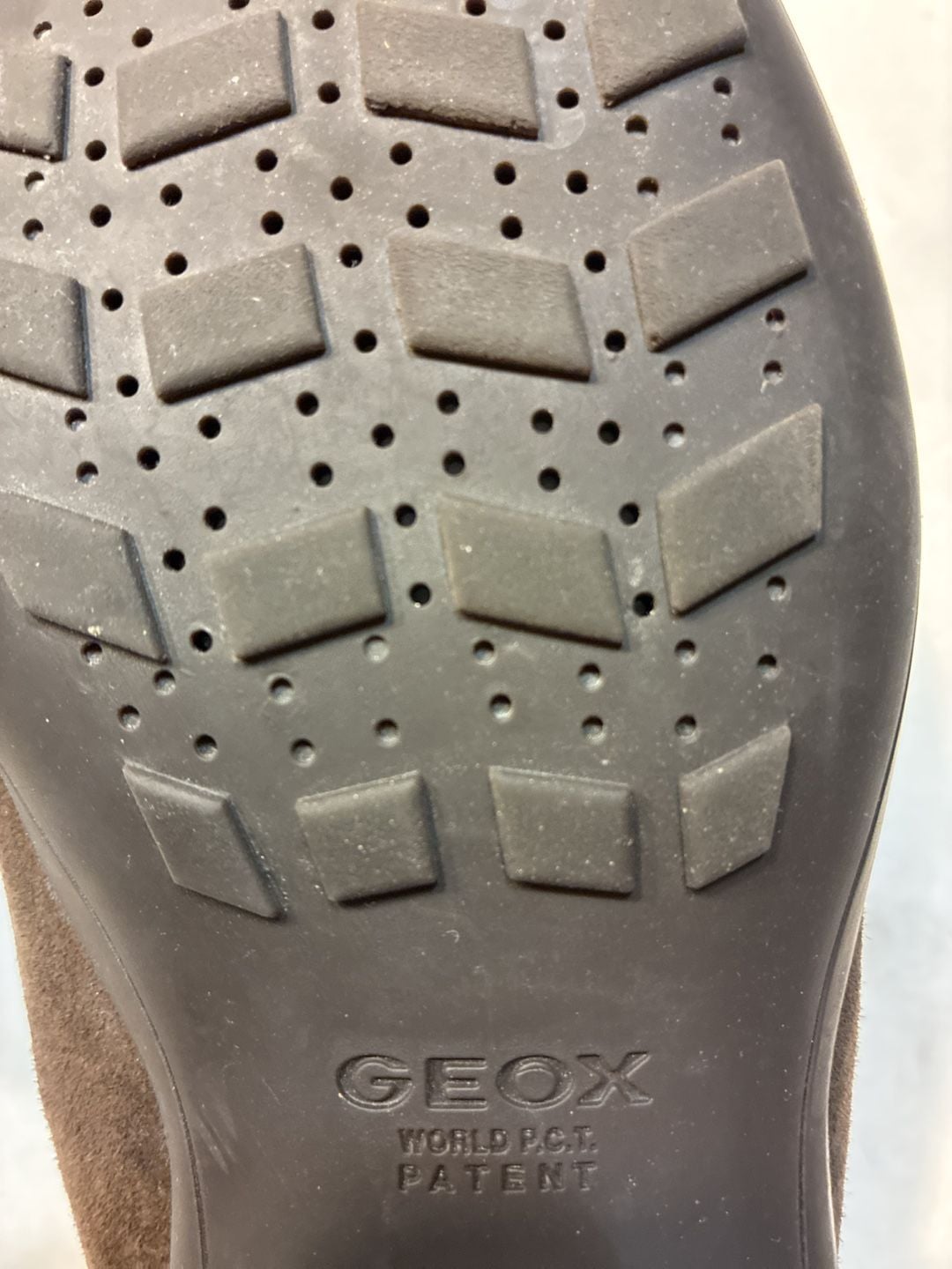 Geox Brown Suede Bit Loafers Rhinestone Buckle 8