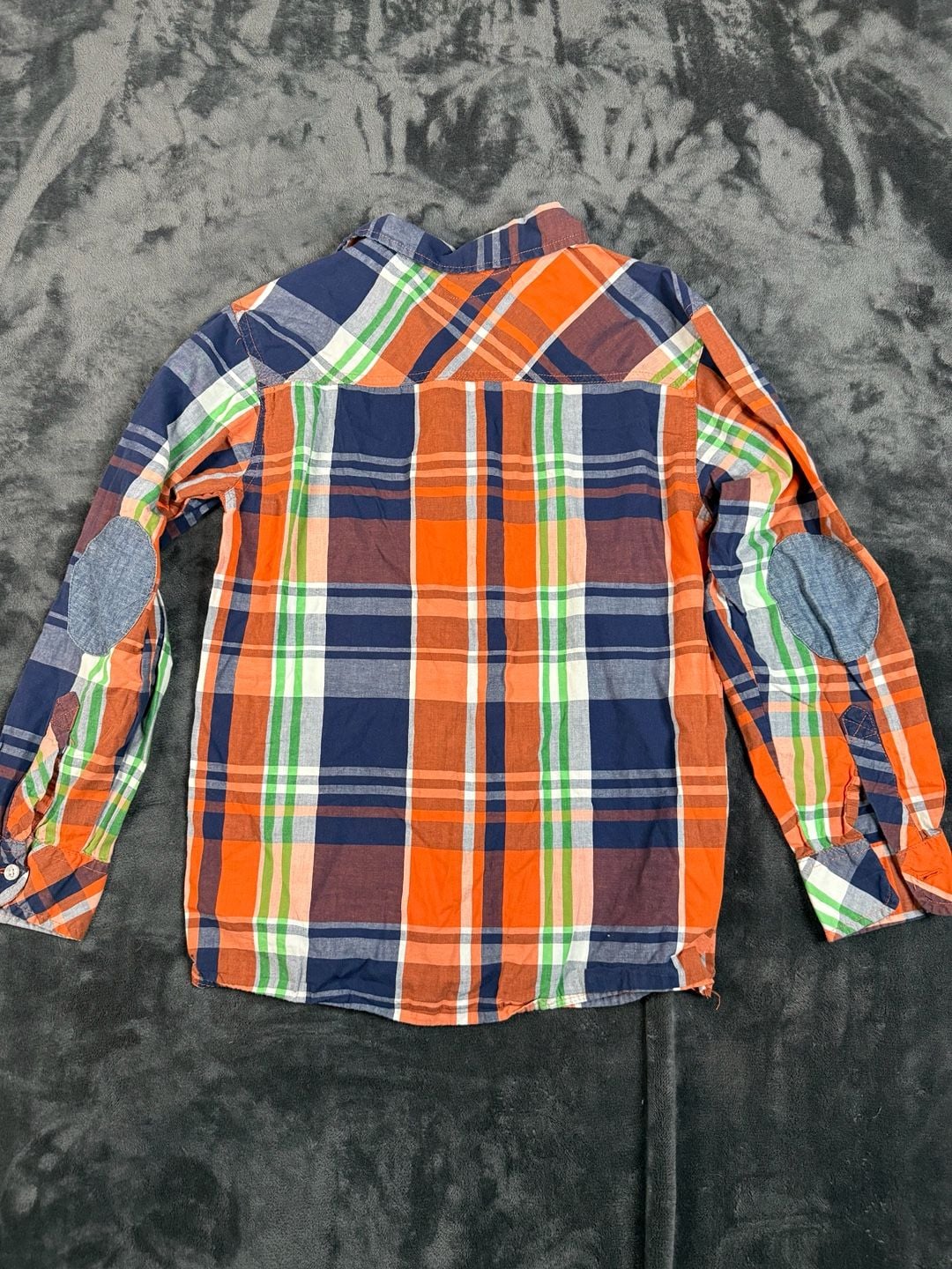 Kids Beverly Hills Polo Club Plaid Button Down Shirt Size L 16/18#167 5