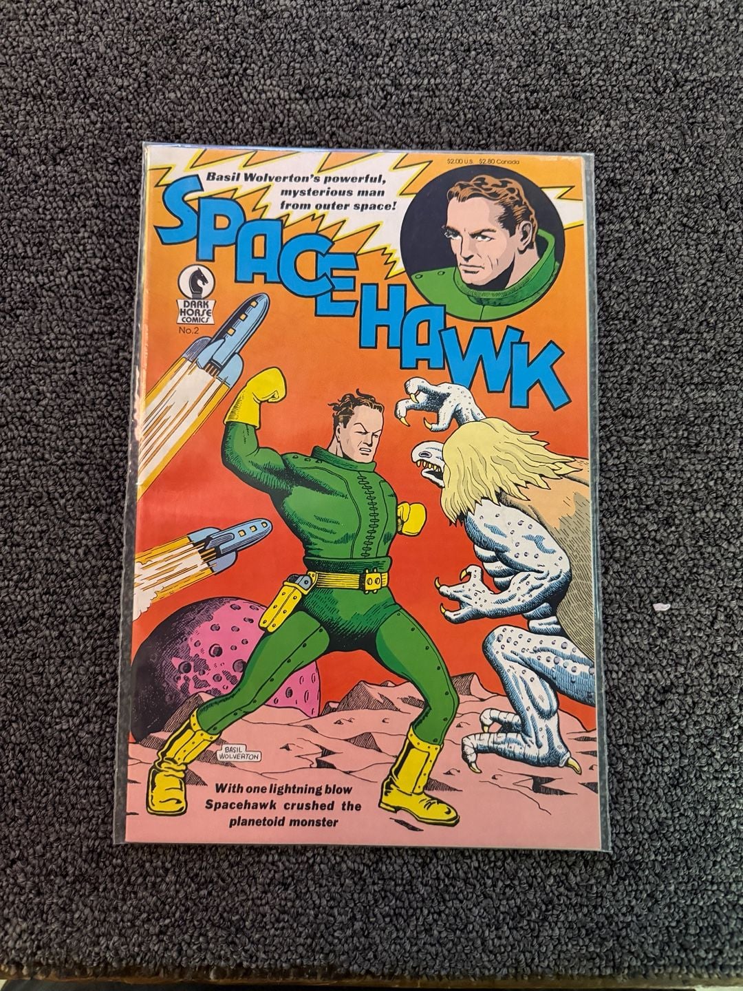 Dark Horse Comics Space Hawk No. 2 Basil Wolverton 1