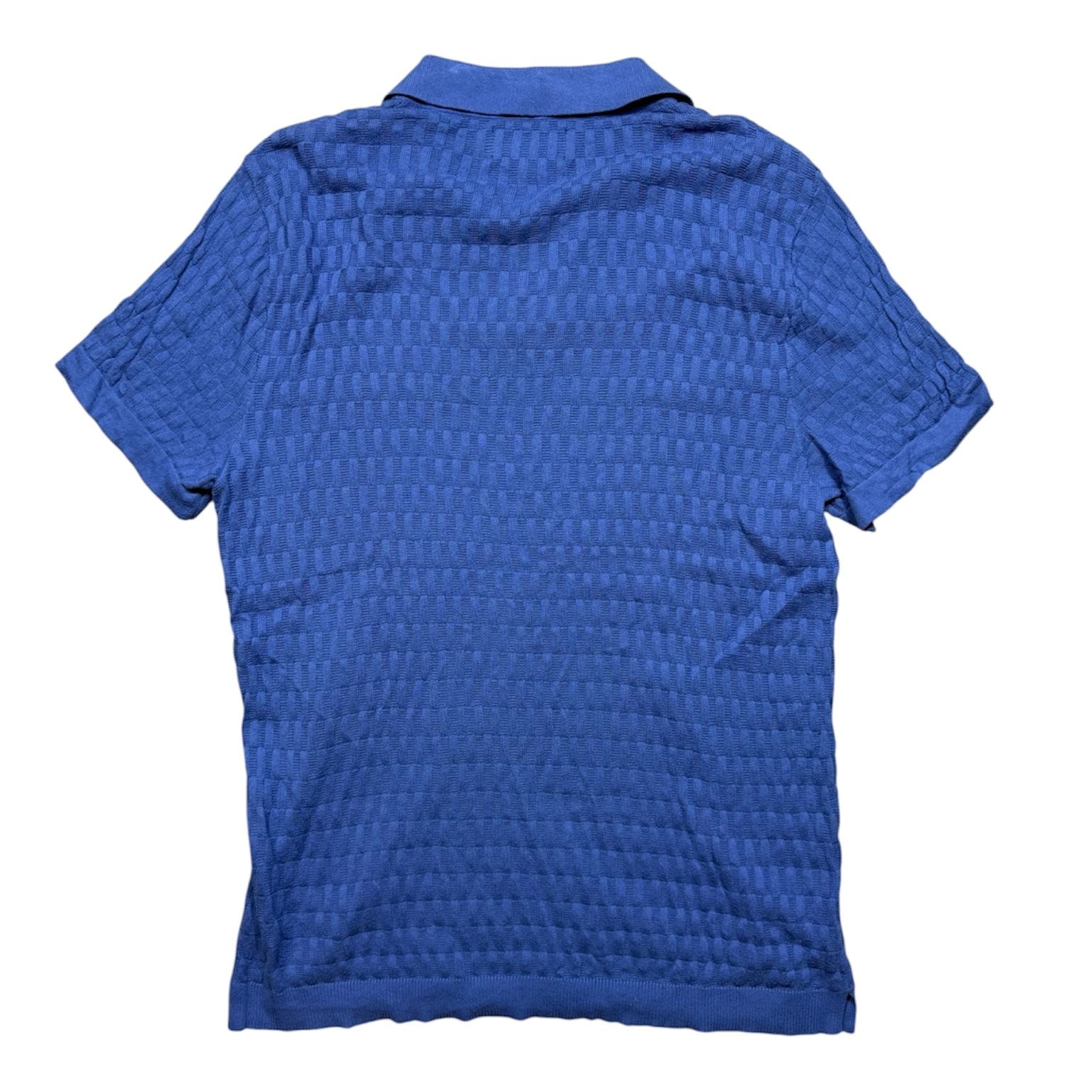 Bonobos Knit Polo Size M Blue Cotton Short Sleeve Sweater 3