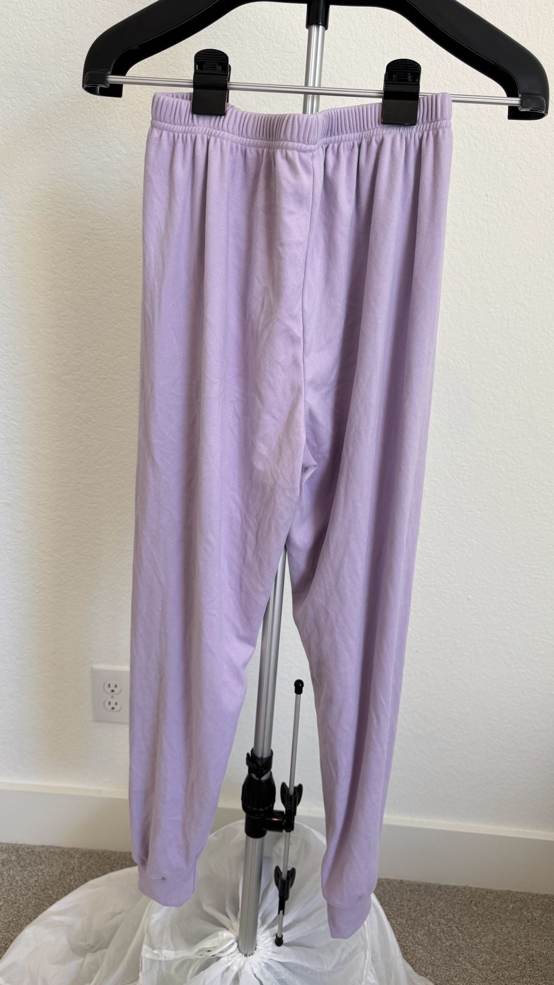 Jogger Pants Size L Purple Drawstring 4