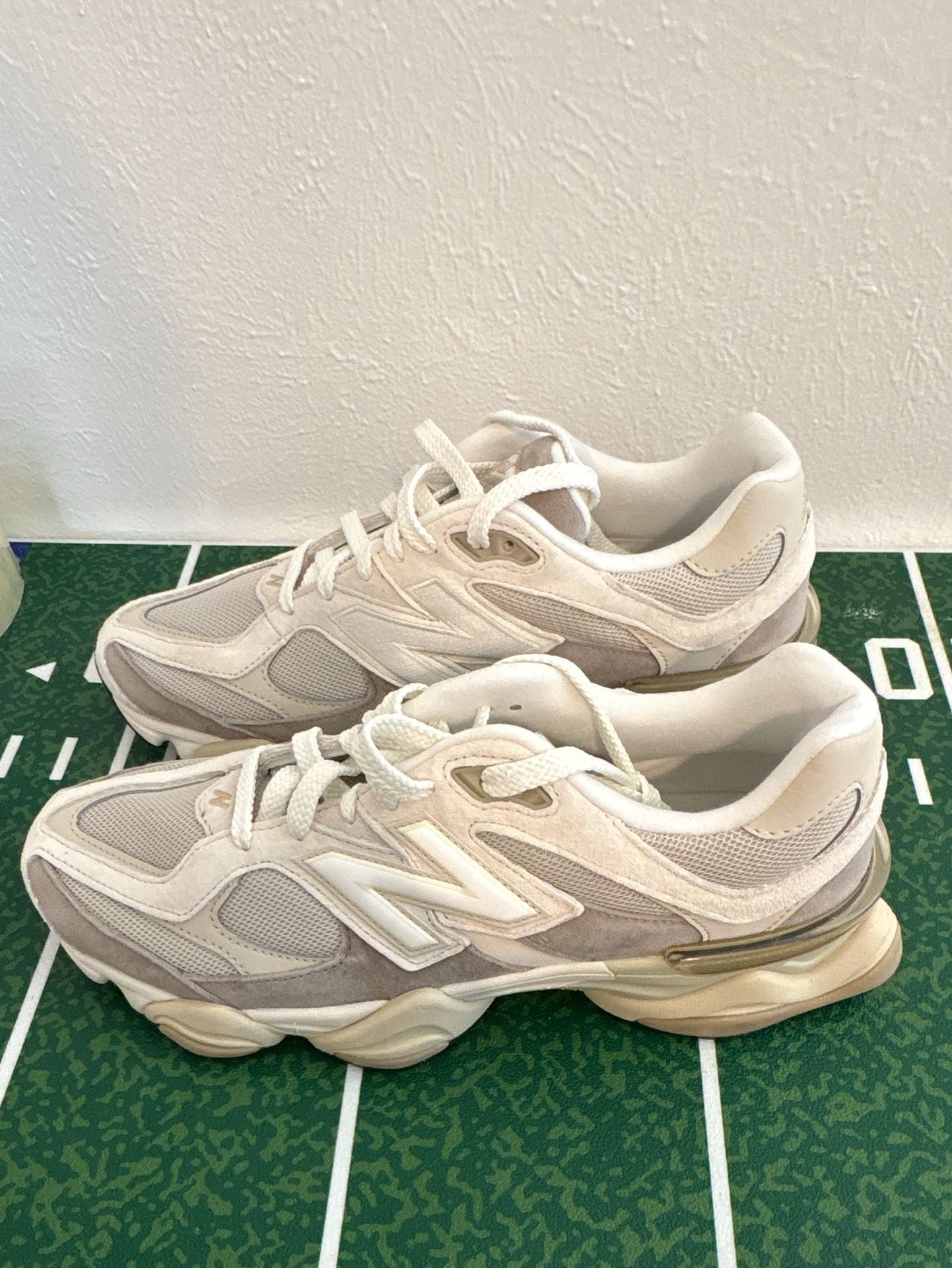 New Balance 9060 Size 10M / 11.5W Sea Salt Oatmeal Sneakers 3