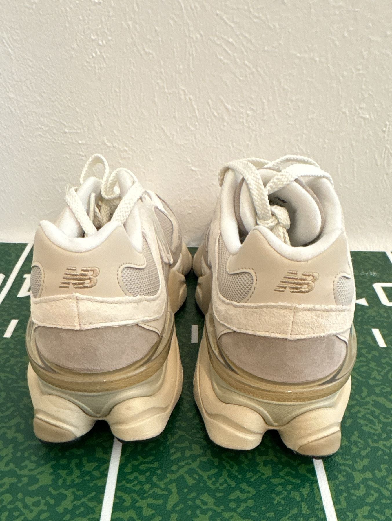 New Balance 9060 Size 10M / 11.5W Sea Salt Oatmeal Sneakers 4