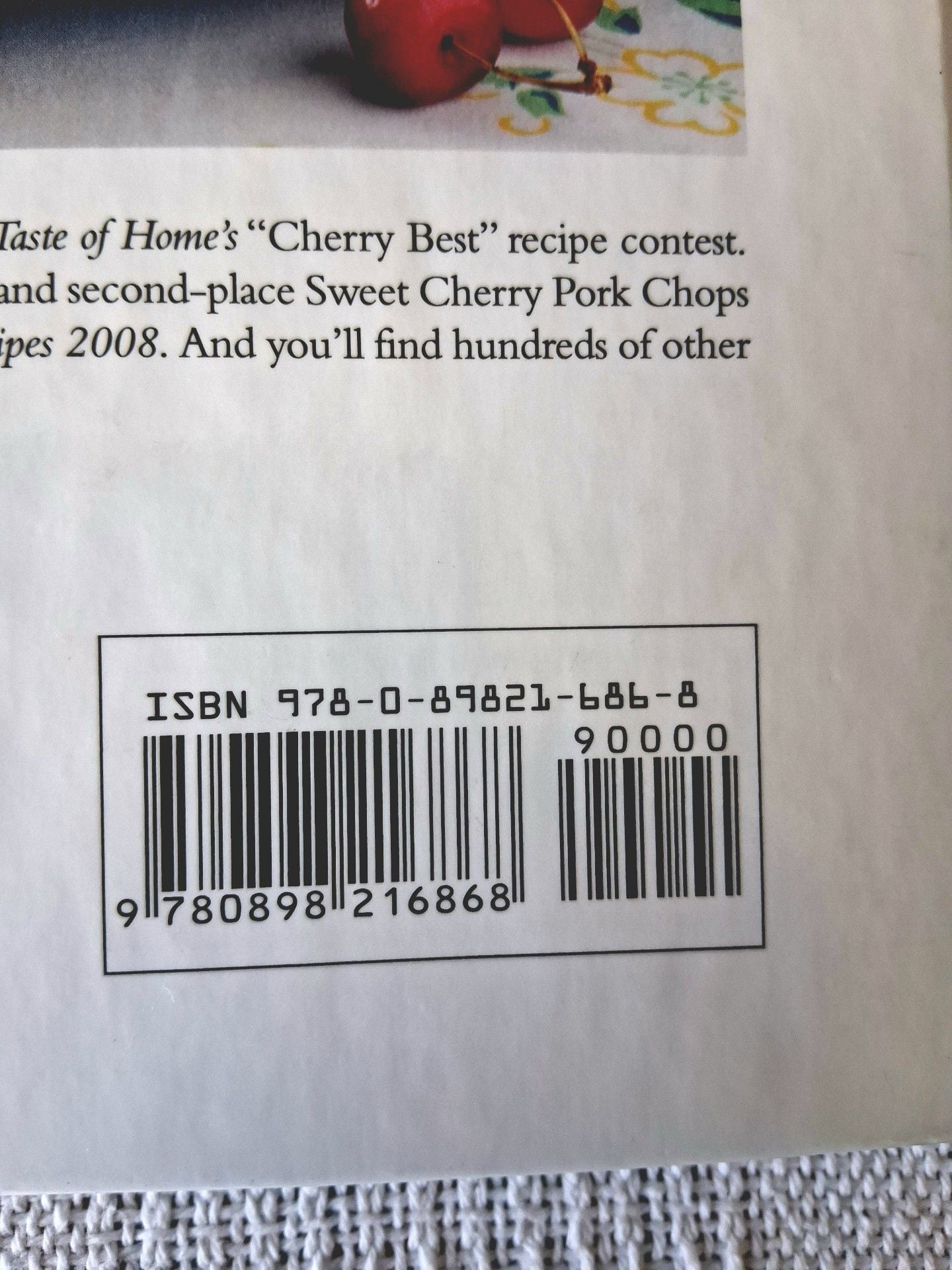 Taste of Home Contest Winning Annual Recipes 2008 Cookbook 7