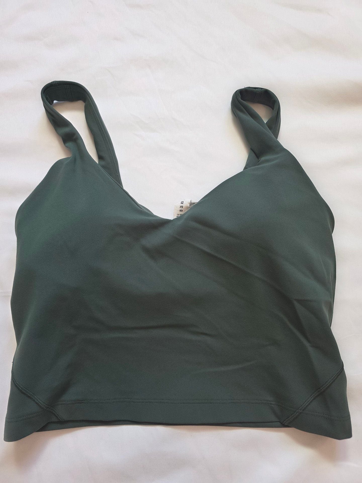 Lululemon Align Tank Top Size 6 Green Athletic Crop 2