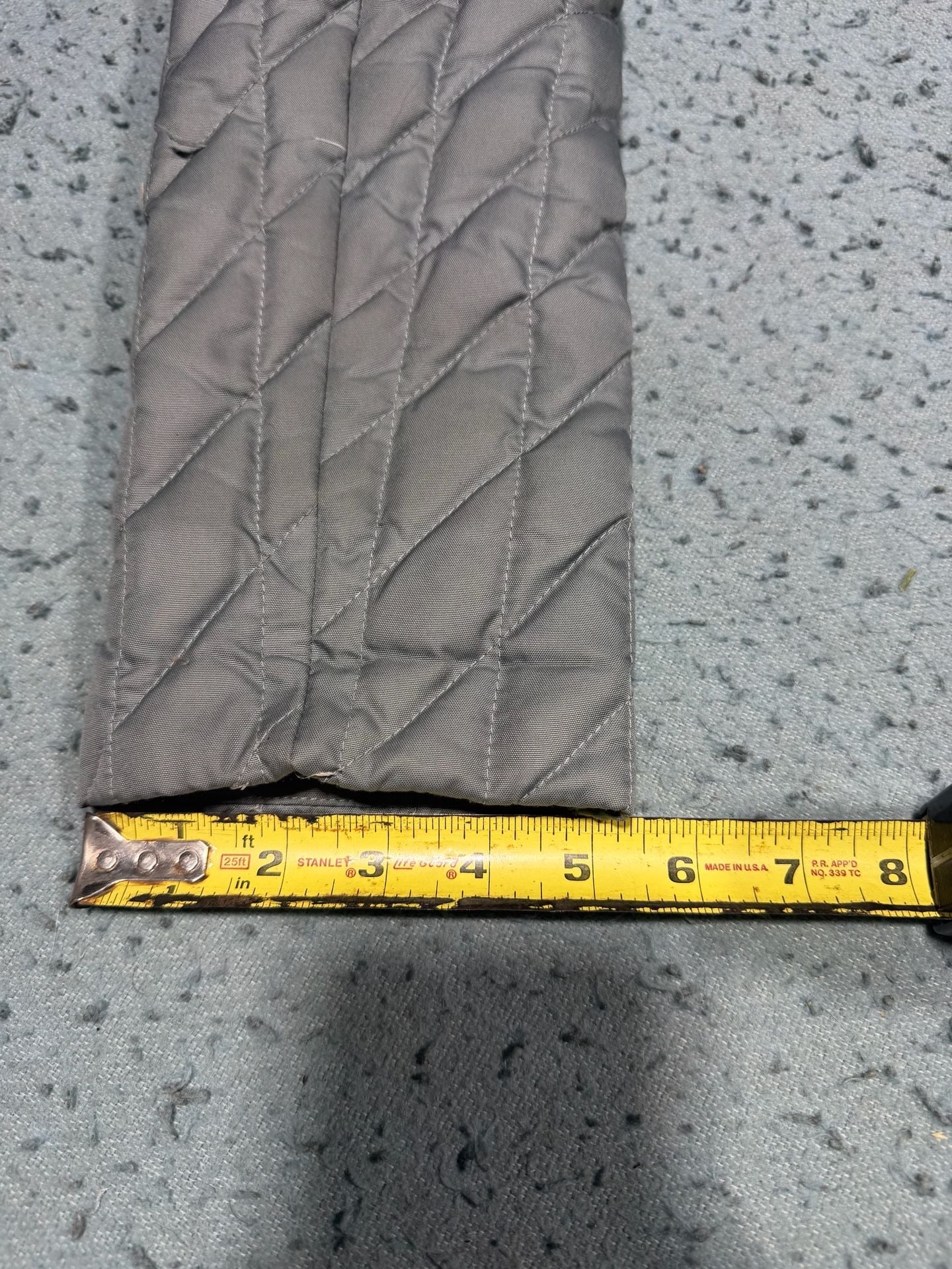 Eddie Bauer Premium Goose Down Jacket Petite M Grey Quilted 7