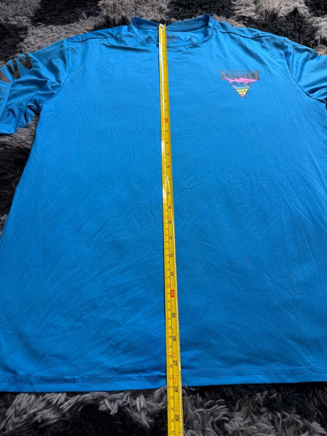 Maui And Sons Control Long Sleeve Shirt Size M Blue UPF 50+ 7