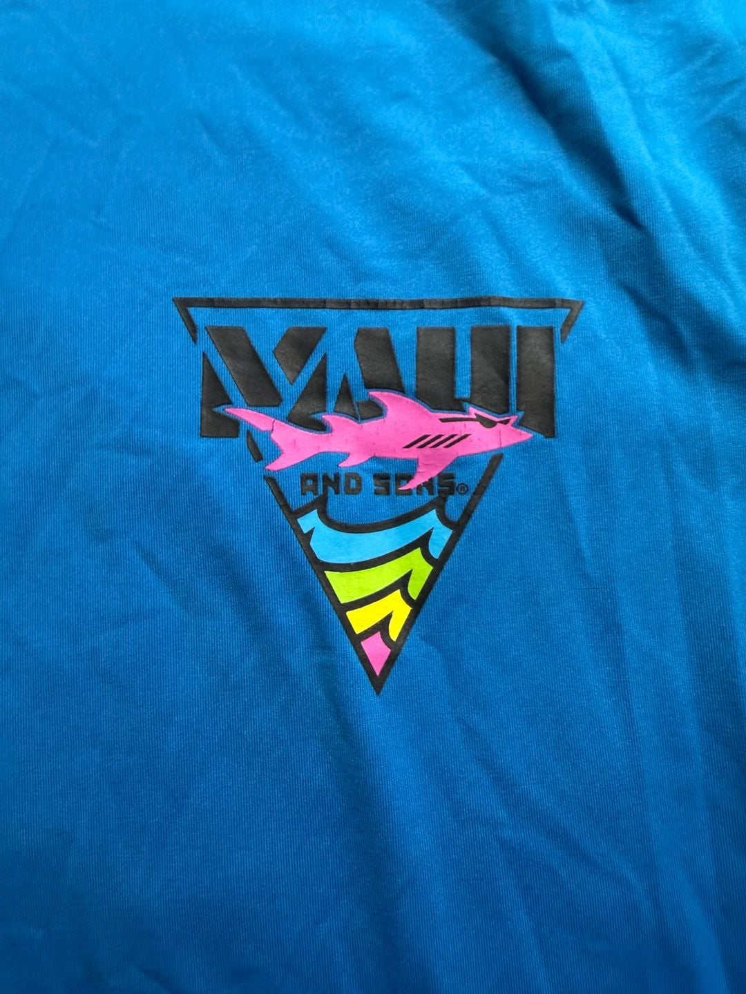 Maui And Sons Control Long Sleeve Shirt Size M Blue UPF 50+ 11