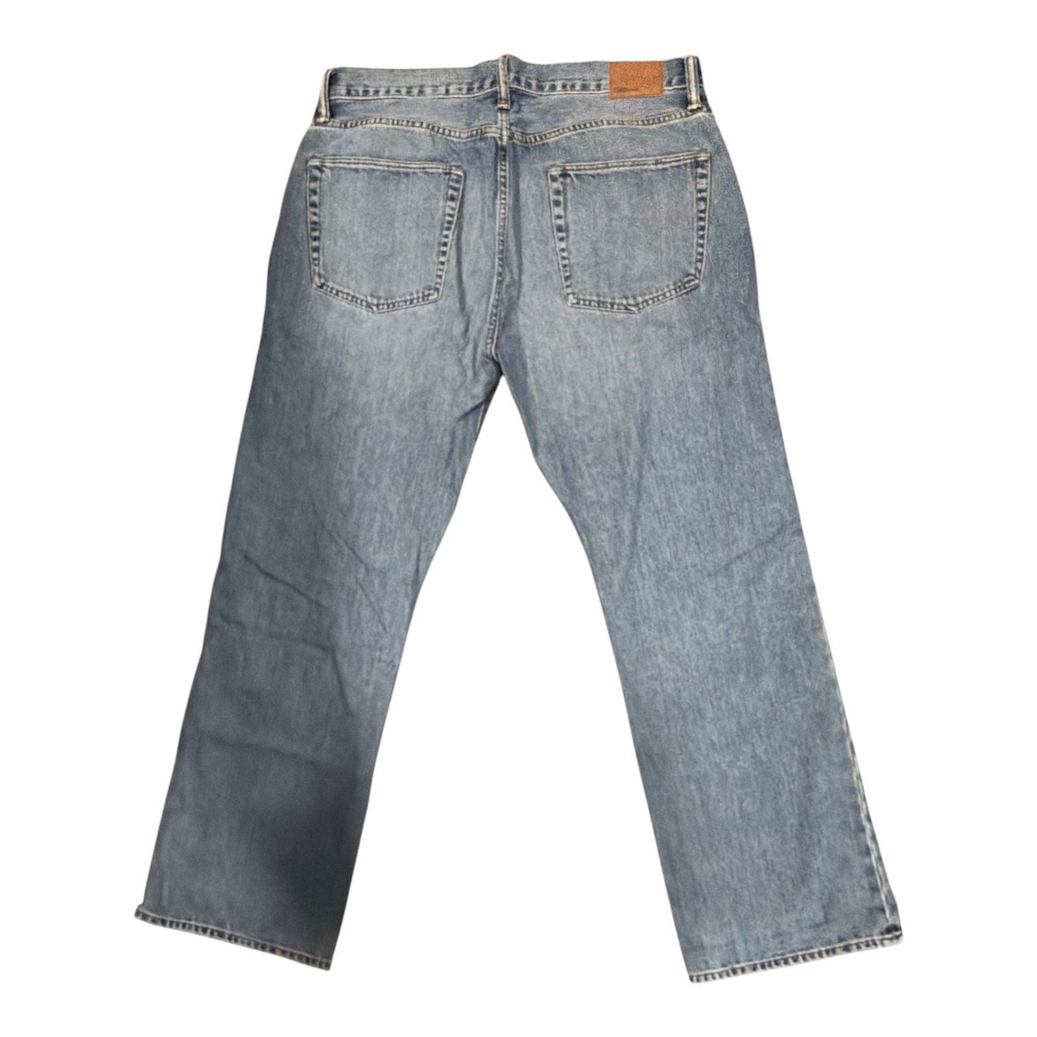 Gap 1969 Relaxed Jeans Size 35x32 Blue Denim 5