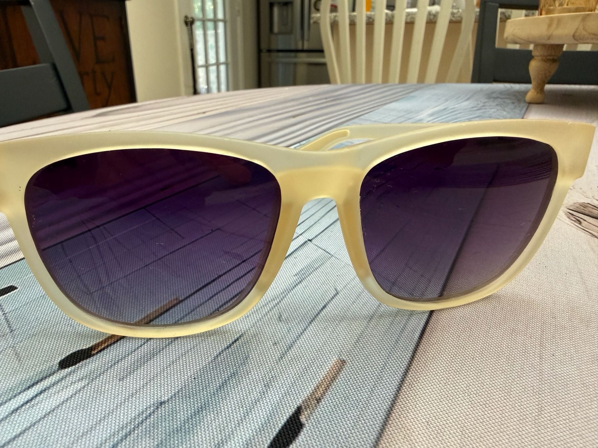 Goodr OG Sunglasses Yellow Frame Polarized Running Sport 6