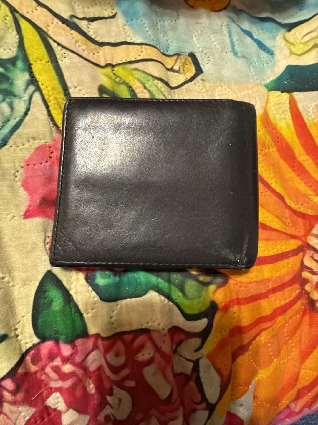 Polo Ralph Lauren Leather Billfold Wallet Black 4