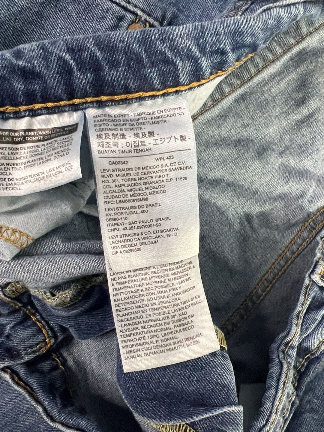 Levi's 541 Athletic Fit Jeans Size 42x32 Blue Denim 4