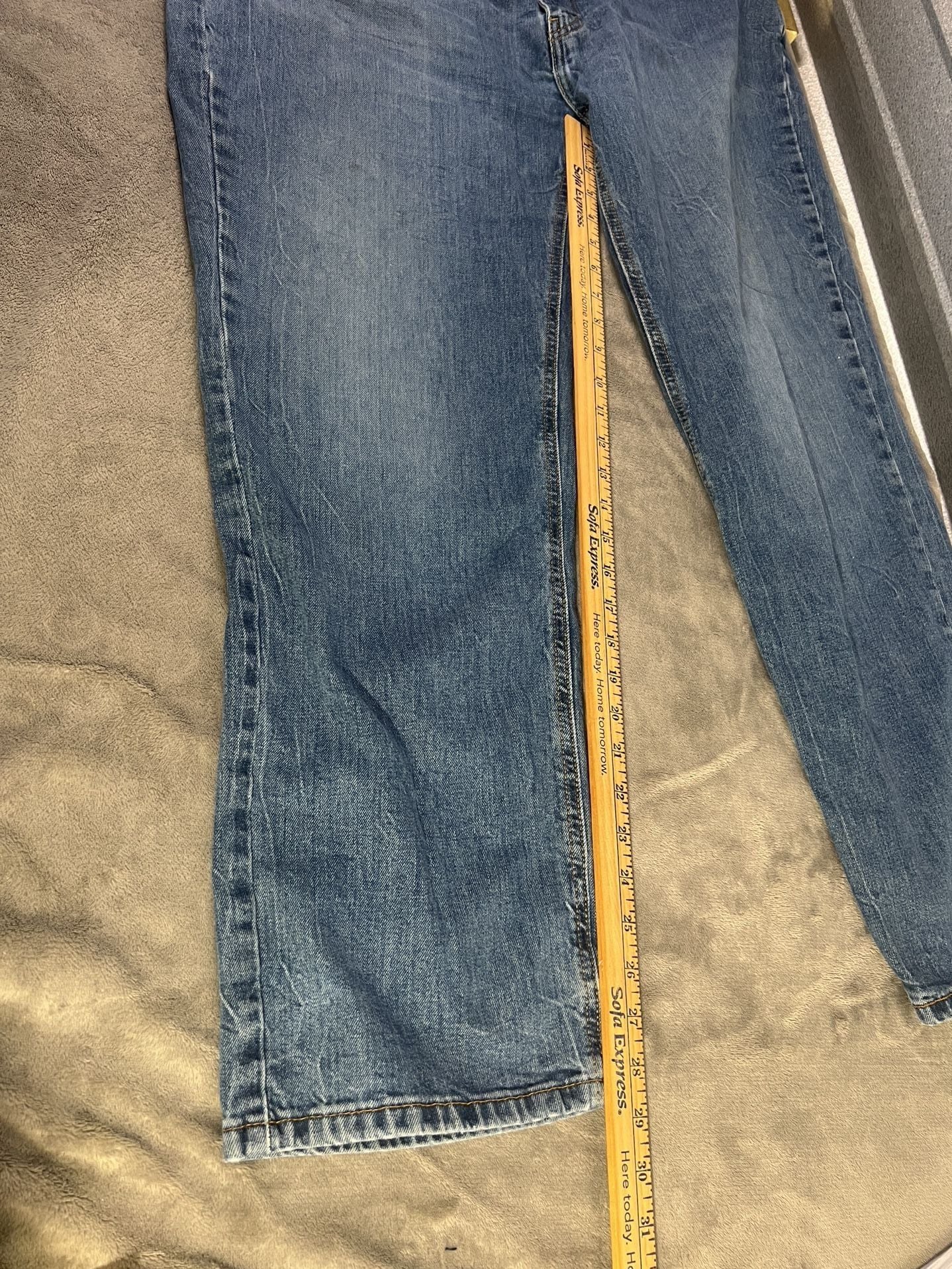 Levi's 541 Athletic Fit Jeans Size 42x32 Blue Denim 11