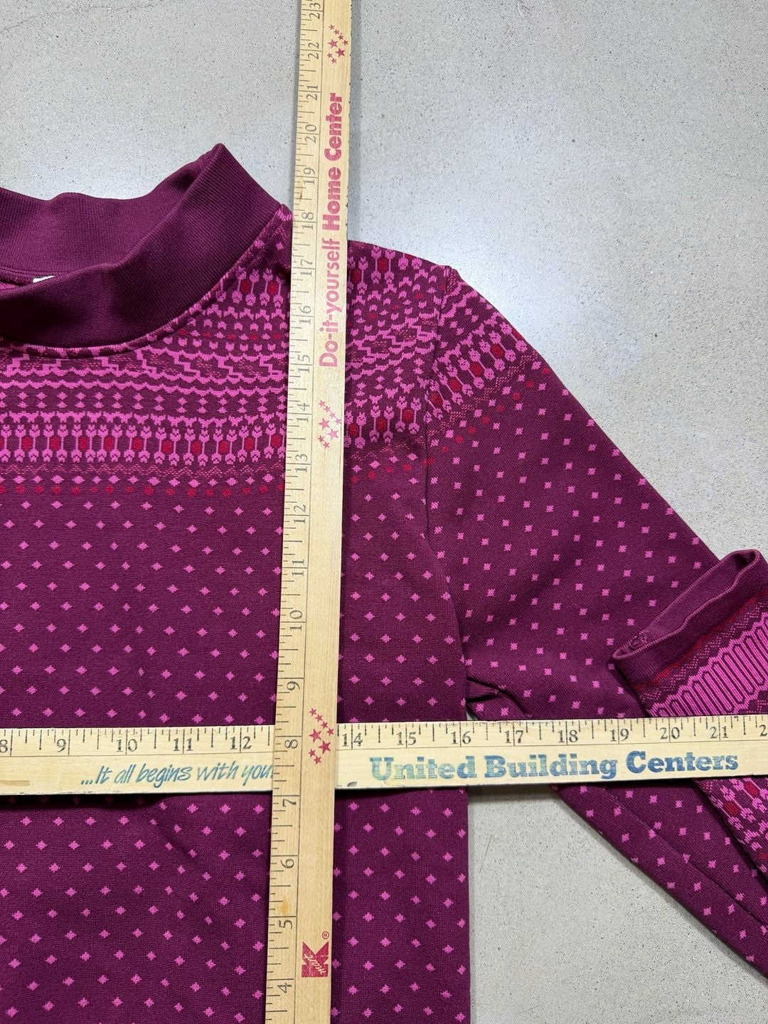 Fabletics Holly Seamless Long-Sleeve Top Size XL Burgundy 5