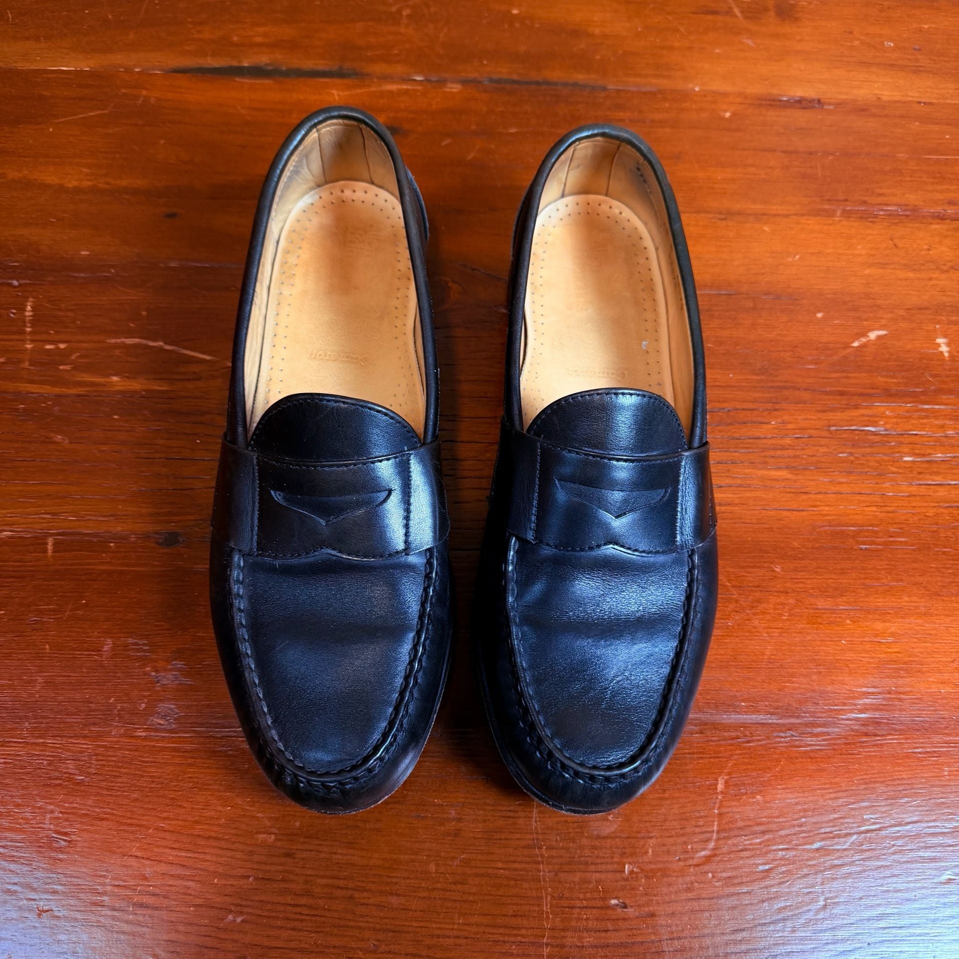 Allen Edmonds Cameron Penny Loafer Size 10 E Black Leather 4